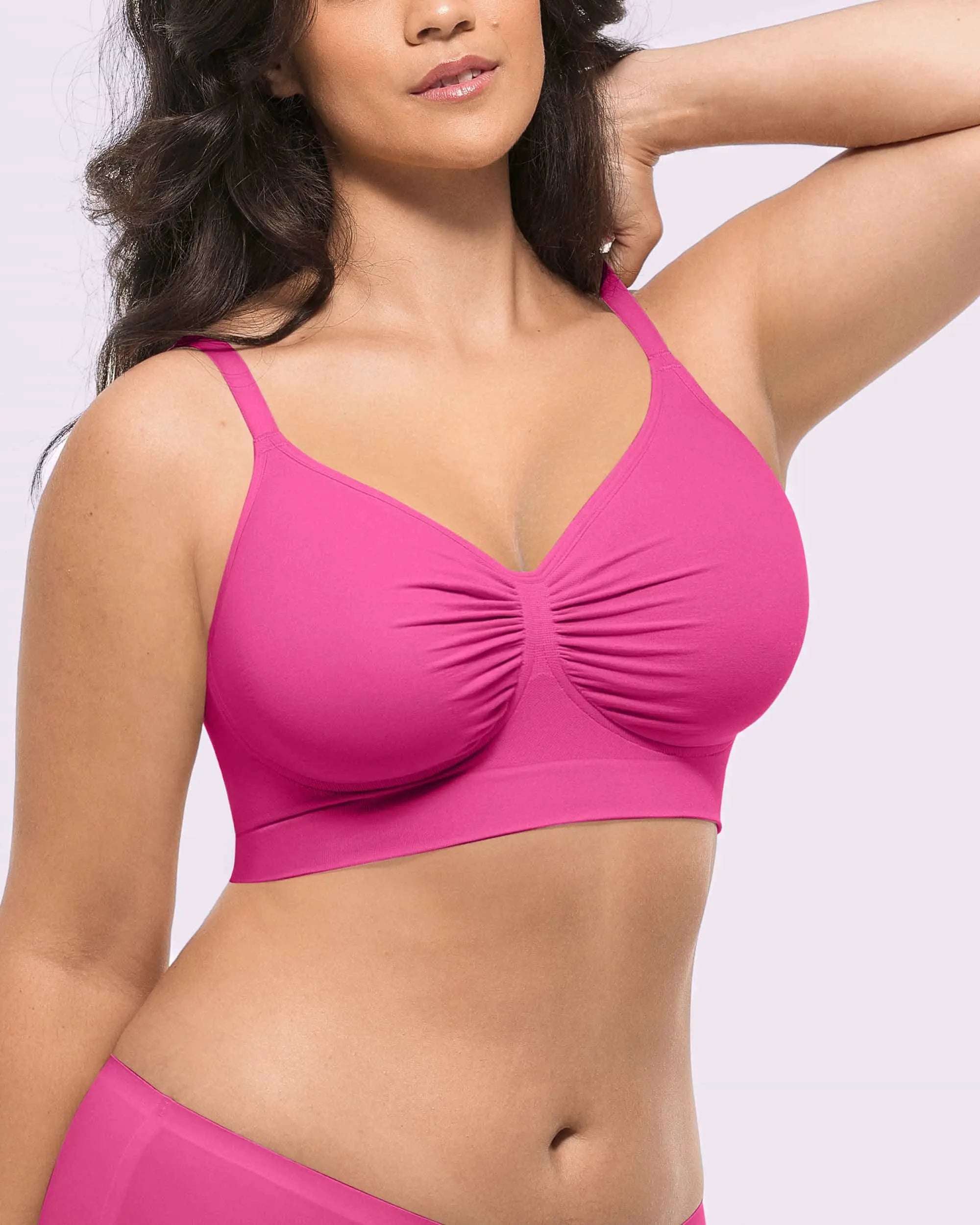 Wireless Comfort Bra - Seamless Unlined Support for Everyday Wear - Perfect for Yoga, Workouts, and Lounge Wear