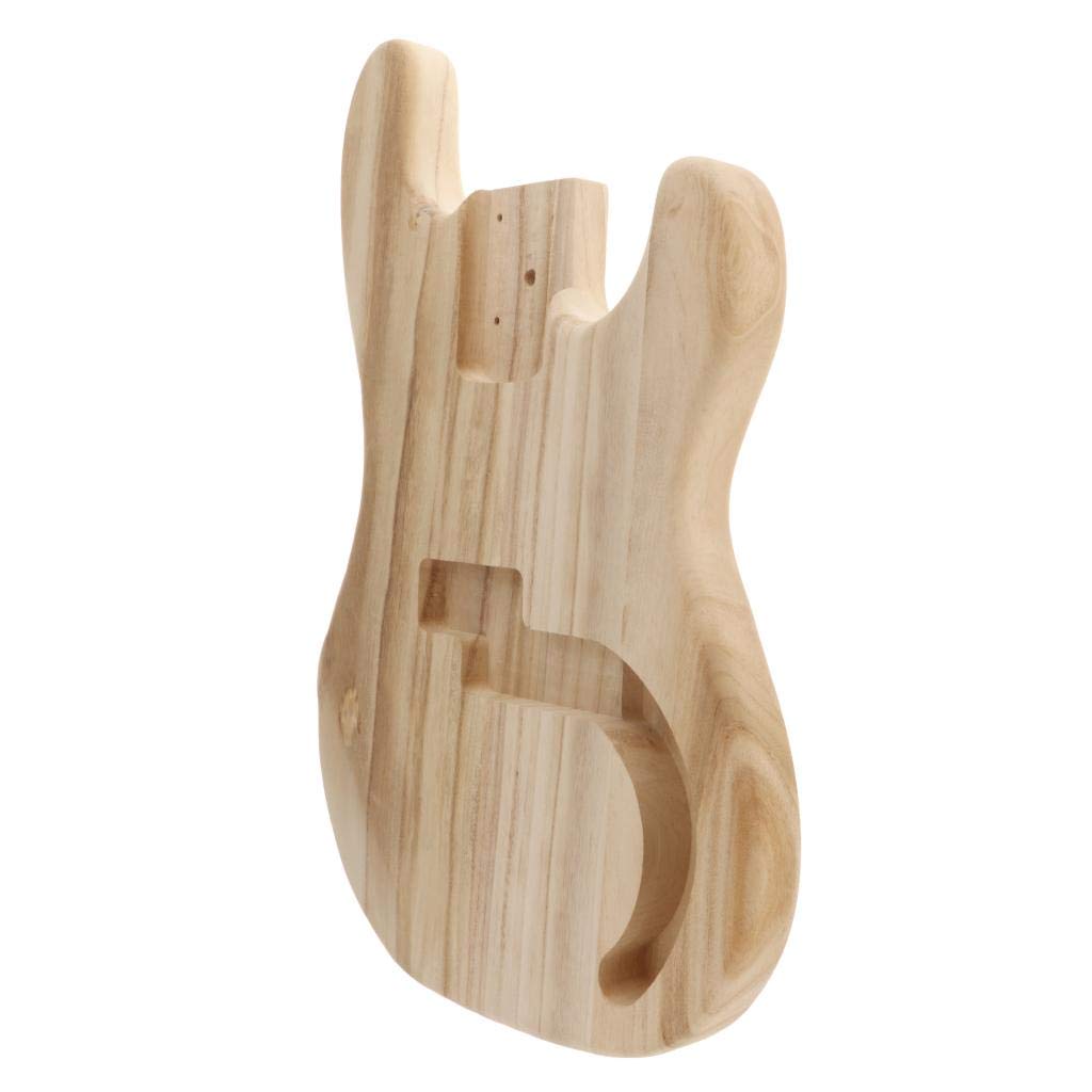 Premium Unfinished Bass Guitar Body Blank for PB Style Bass - DIY Custom Build, Repair & Upgrade Projects - Perfect for Luthiers & Musicians