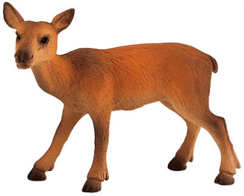 Bullyland Red Deer Doe Figure - Realistic Wildlife Collectible Toy for Kids & Adults - Perfect for Nature Lovers, Home Decor, and Educational Play