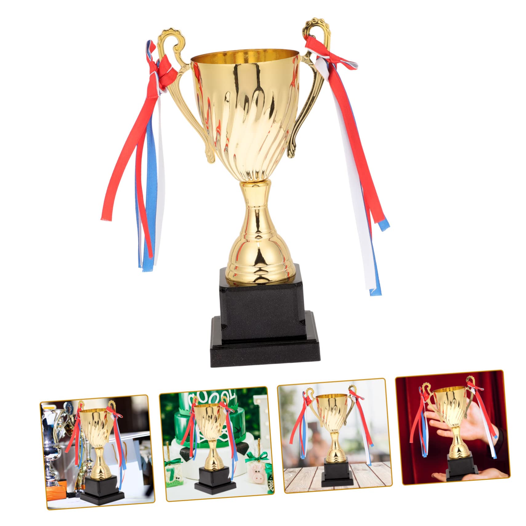 BESPORTBLE Sports Trophies - Plastic Competition Cups for Soccer Awards, Prizes & Decor | Perfect for Tournaments, School Events & Office Recognition Ceremonies