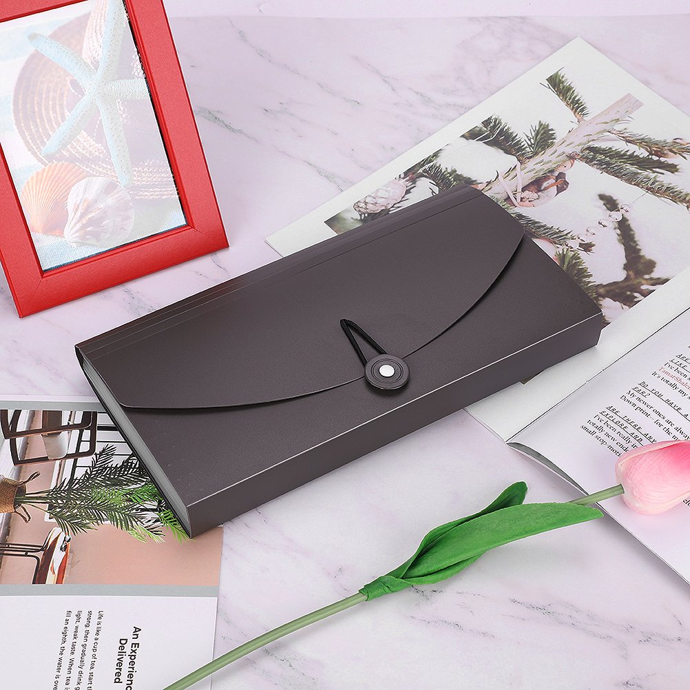 Portable Expanding File Folder with 13 Pockets - Waterproof Accordion Organizer with Elastic Closure & Tabs for Receipts, Coupons, Tickets - Perfect for Office, School, Travel & Home Organization