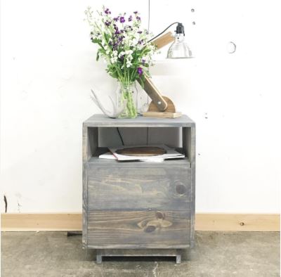 Winchester End Table - Handcrafted Solid Wood Nightstand, Made in USA - Perfect for Bedroom, Living Room & Office Decor