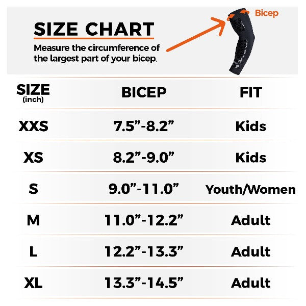 Breathable Football Arm Sleeves with Grip Technology - SH002 | Moisture-Wicking Compression Sleeves for Quarterbacks, Receivers & Training | Perfect for Football, Training & Outdoor Sports