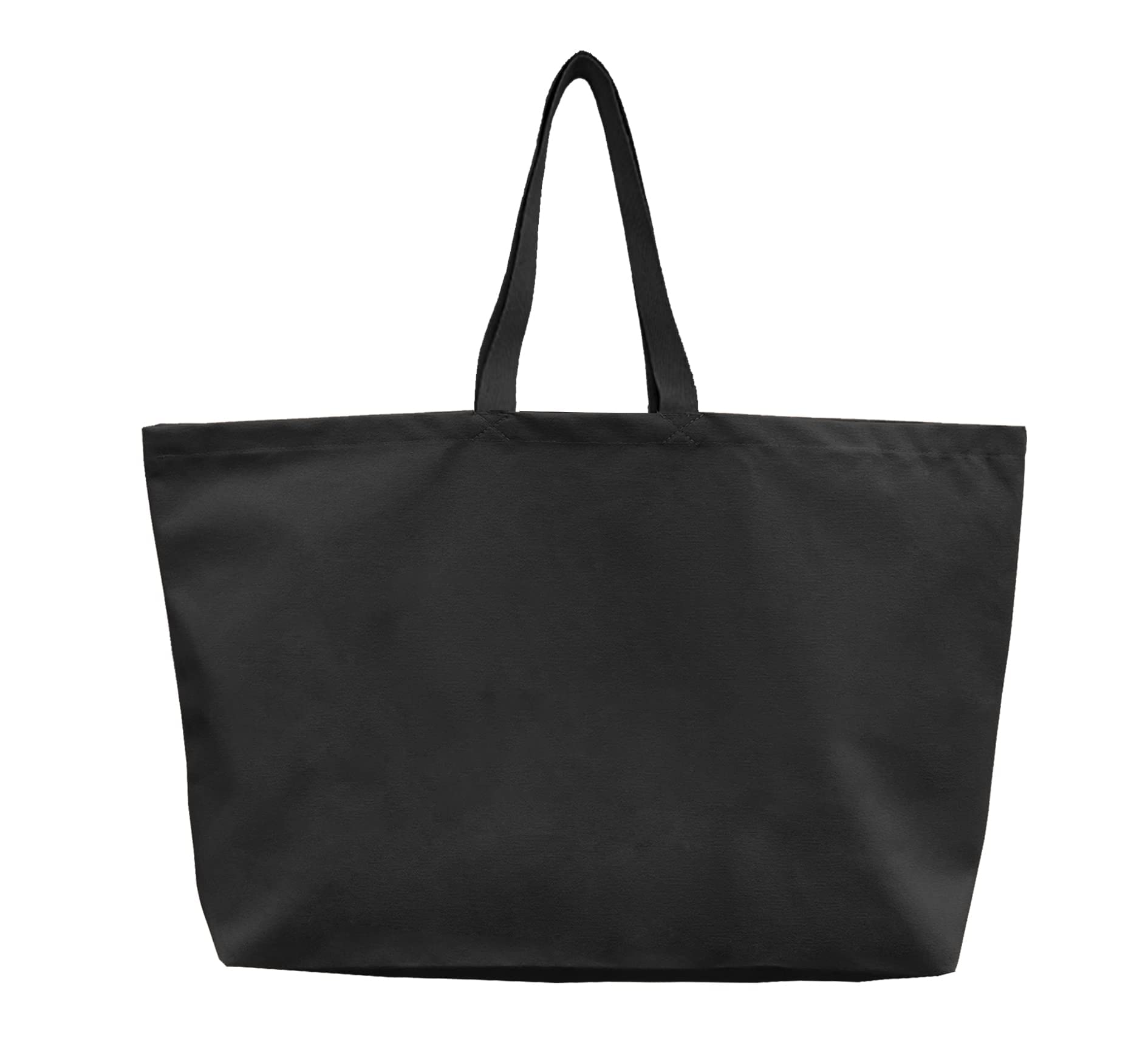 Extra Large Canvas Tote Bag - Reusable Grocery & Beach Tote for Shopping