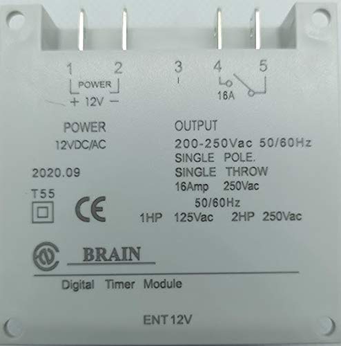 Programmable Digital Weekly Timer 12V 16A Manual Relay Switch Clock - Perfect for Home Automation, Lighting Control & Appliance Scheduling
