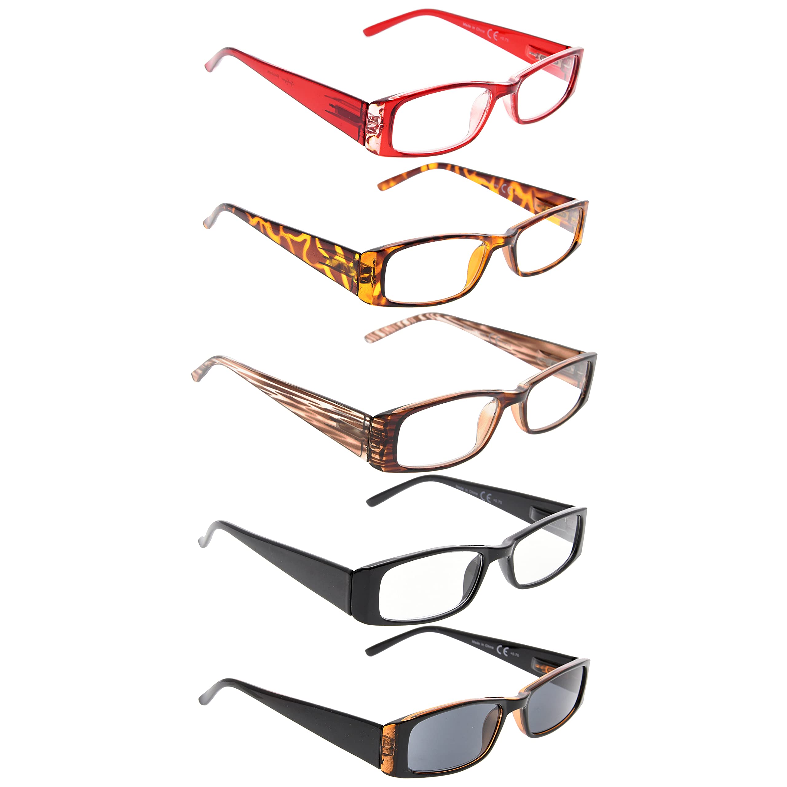 BLUELESS Rectangular Reading Glasses for Women - Lightweight & Stylish Eyewear for Reading, Working, and Computer Use