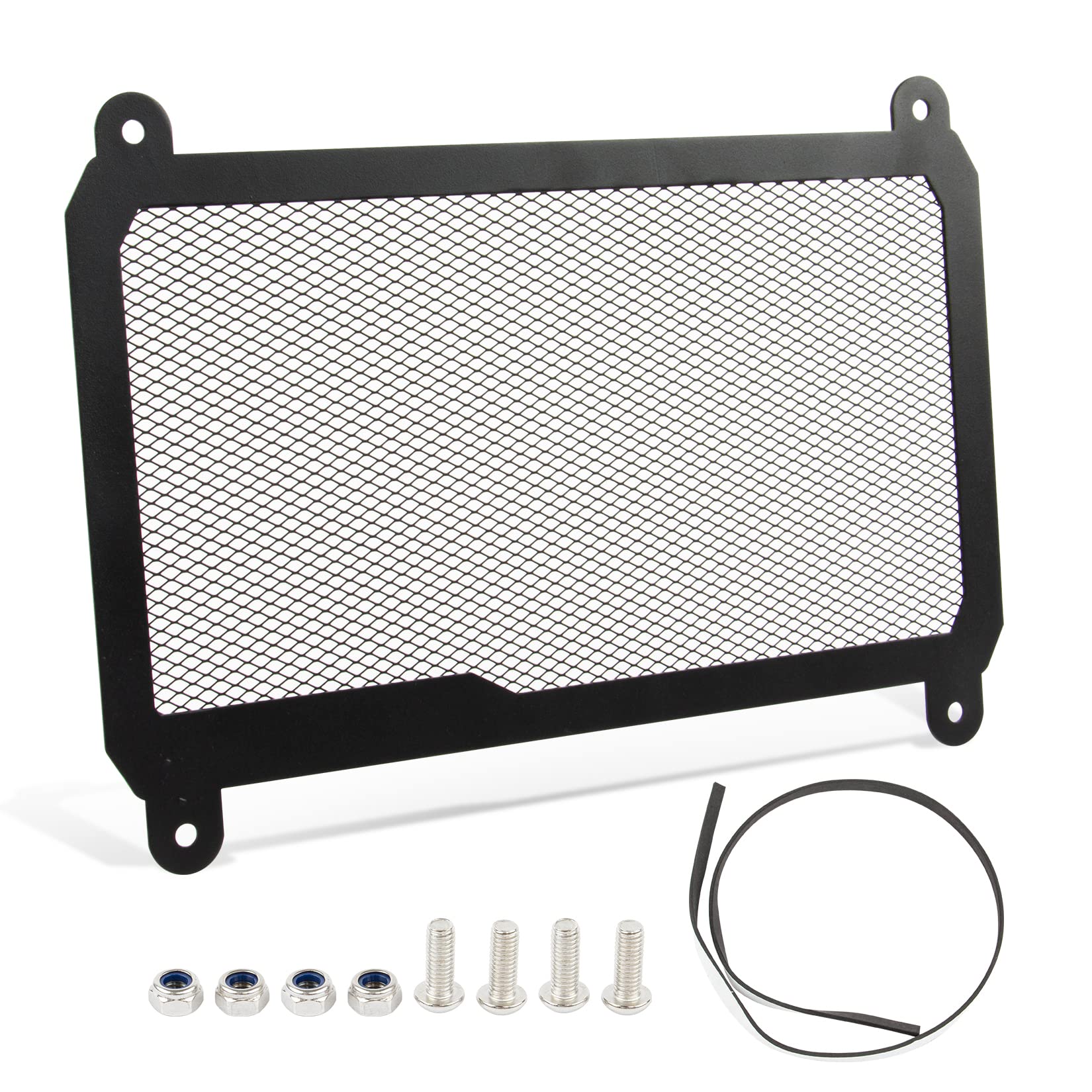 High-Quality Motorcycle Radiator Protector Grill Cover for Kawasaki Ninja 400 (2018) - Durable Engine Protection for Off-Road & Street Riding