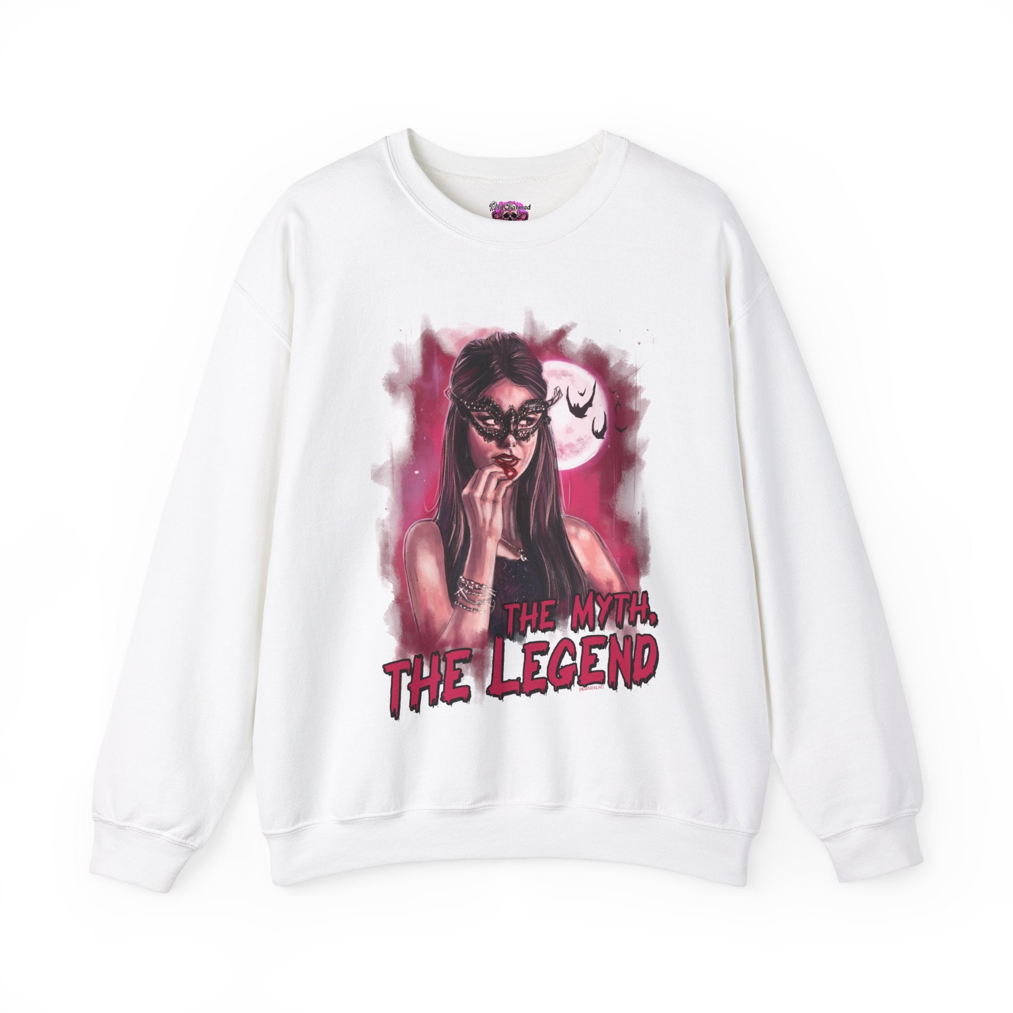 The Myth, The Legend Crewneck Sweatshirt - Vintage Inspired Unisex Pullover for Casual Wear & Street Style