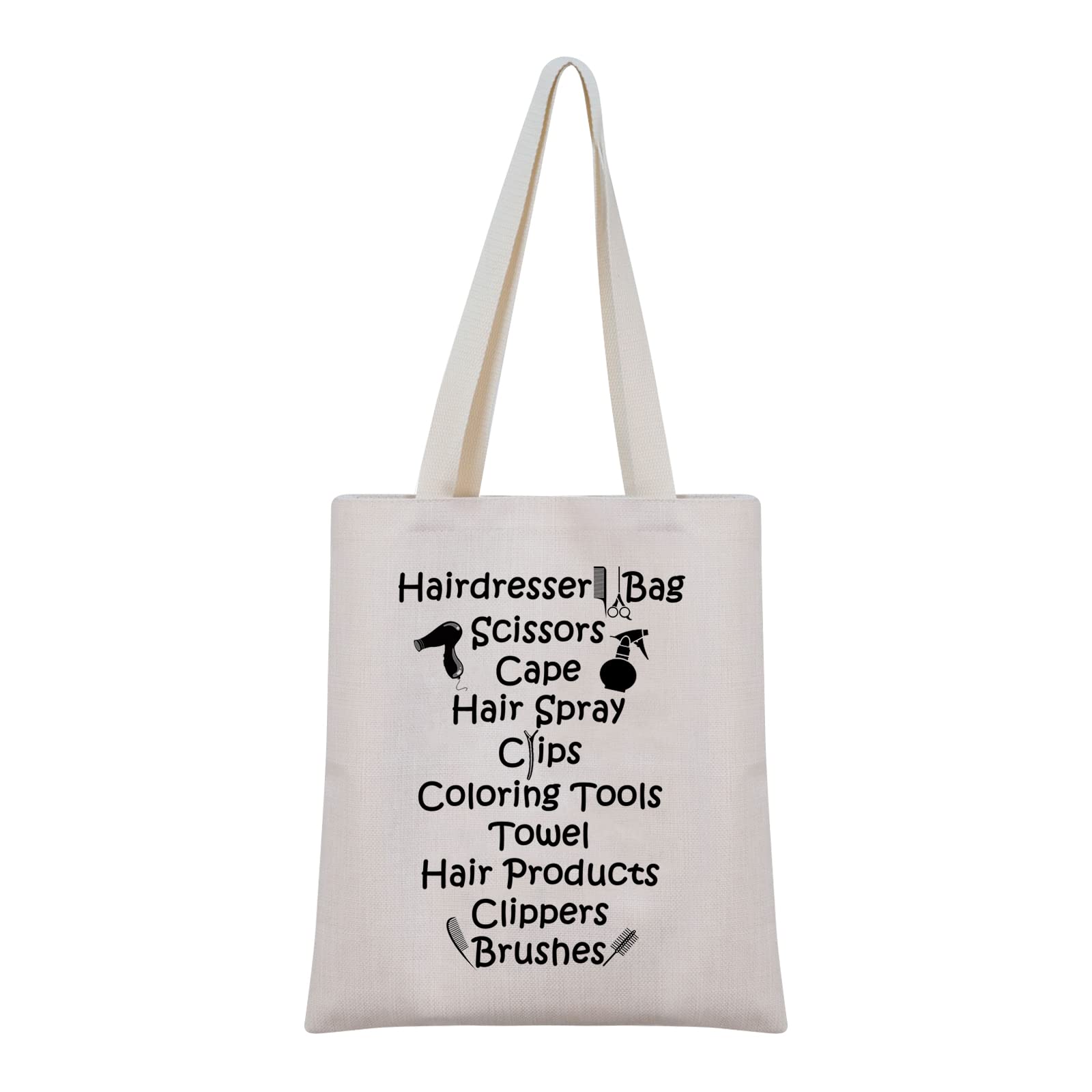 Professional Hair Stylist Tote Bag for Cosmetologists - Large Capacity Work & Travel Organizer - Perfect Gift for Hairdresser Graduation, Salon Shopping & Grocery Use - Durable Cosmetology Utility Bag for Styling Tools & Essentials