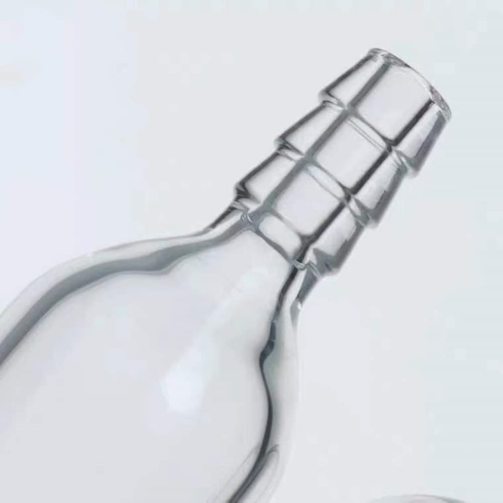 Lab Glass Double Manifold Vacuum Gas Distributor - Schlenk Line System with PTFE Stopcocks for Chemistry Labs & Research Experiments