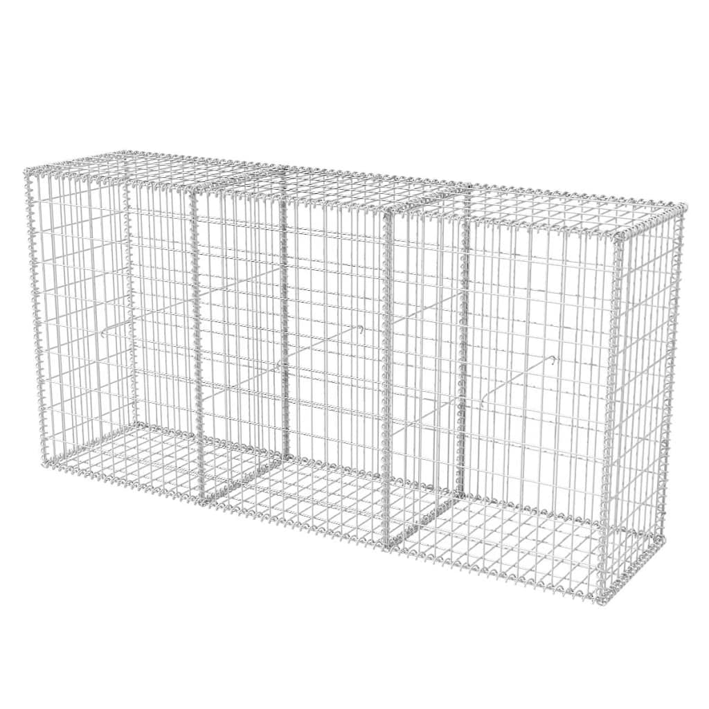 vidaXL Gabion Basket Steel 78.7