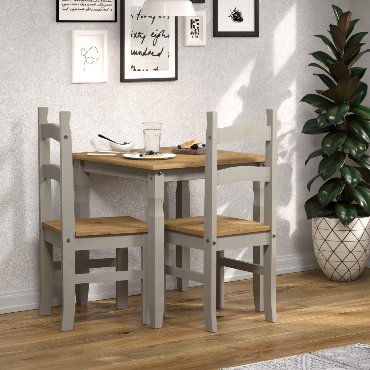 Solid Wood Round Dining Table - 30