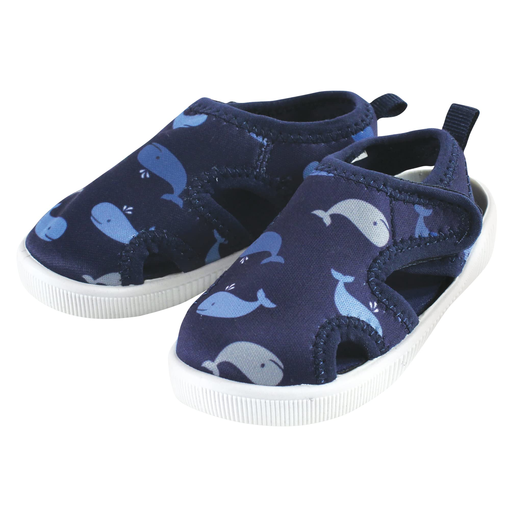 Hudson Baby Unisex Infant Sandals & Water Shoes - Whale Design - Size 9 US - Perfect for Beach, Pool & Summer Outdoor Activities