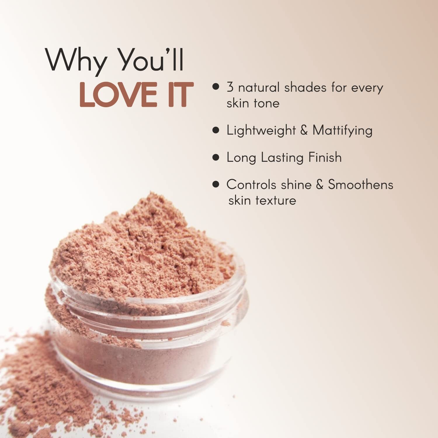 Weightless Super Stay Loose Finishing Powder - 111 BEIGE MATTE | Oil Control & Pore Minimizing | Perfect for All-Day Wear & Photo Shoots