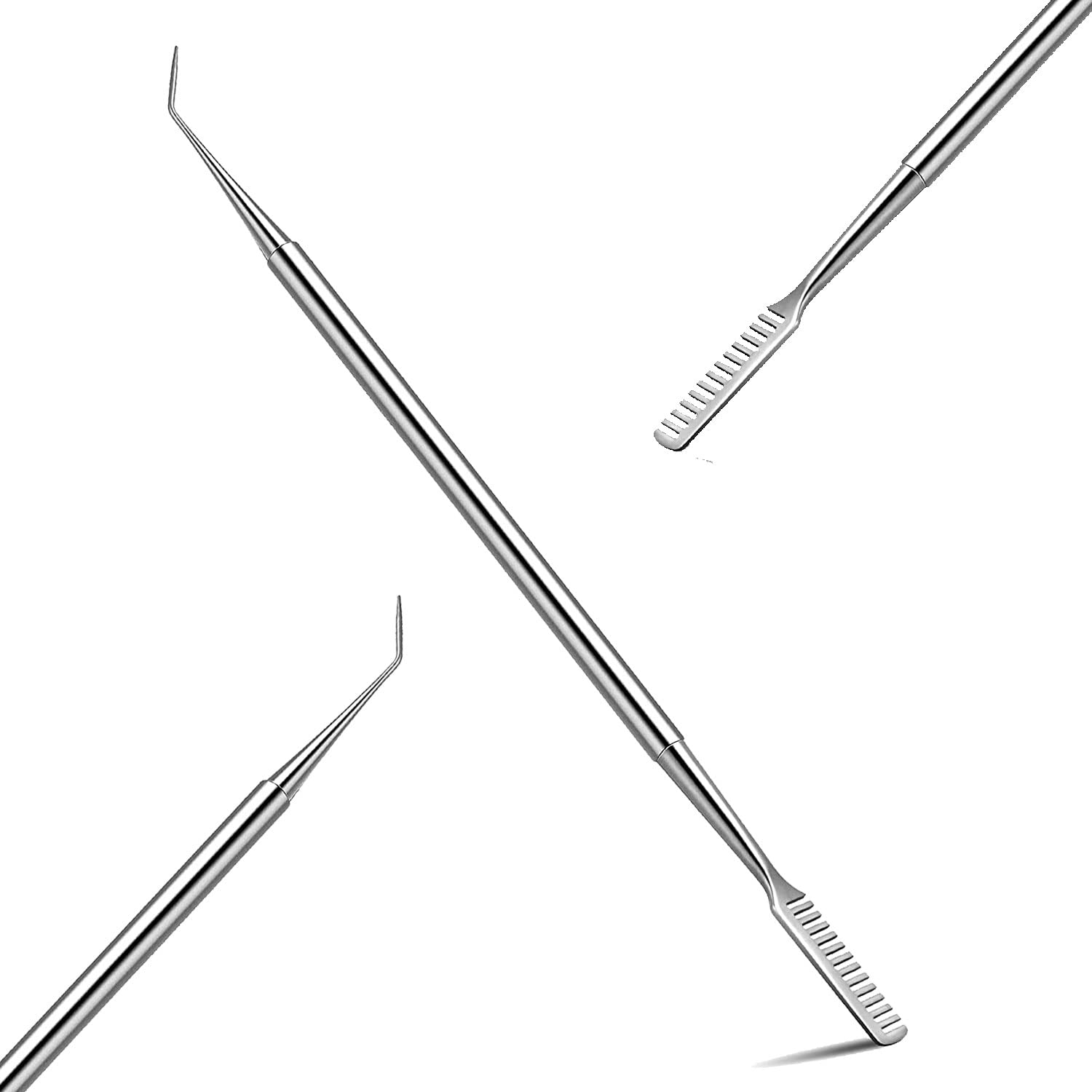 Professional Stainless Steel Lash Lift & Perm Kit - Eyelash Separator Comb & Tint Tools for Salon & Home Use | Perfect for Eyelash Extensions, Lash Lifting & Perming by Sizler Beauty