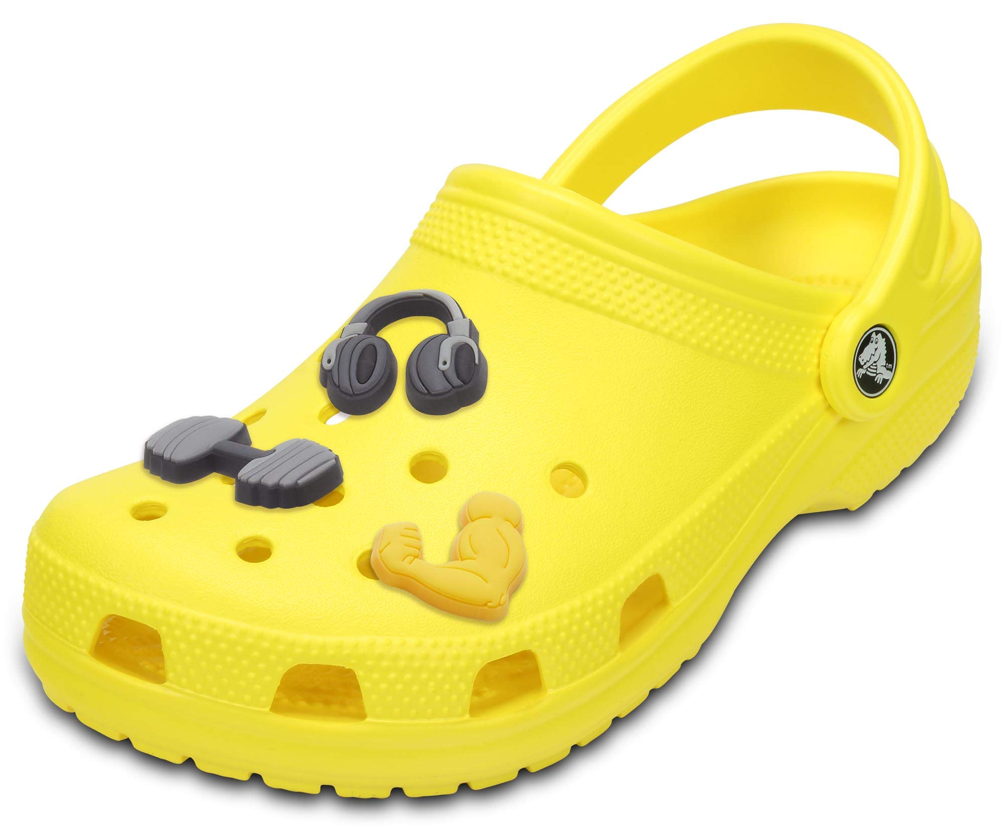Crocs Classic Clogs for Men & Women with 3-Pack Jibbitz Charms - Comfortable Slip-On Shoes for Casual Wear, Gardening, Beach & Indoor Use