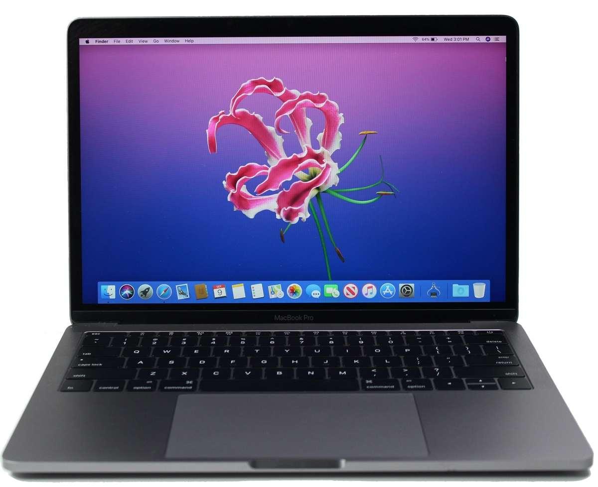 2017 Apple MacBook Pro 13-inch Laptop - 2.3GHz Intel Core i5 (Up to 3.6GHz Turbo Boost), 8GB RAM, 128GB SSD, Space Gray (MPXQ2LL/A) - Perfect for Business, Programming & Creative Work