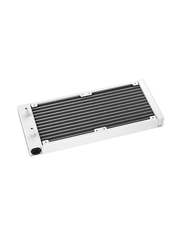 DeepCool LS520 ARGB 240mm AIO Liquid CPU Cooler - White | High-Performance Water Cooling for Gaming PC & Overclocking | Perfect for Intel/AMD Ryzen Builds