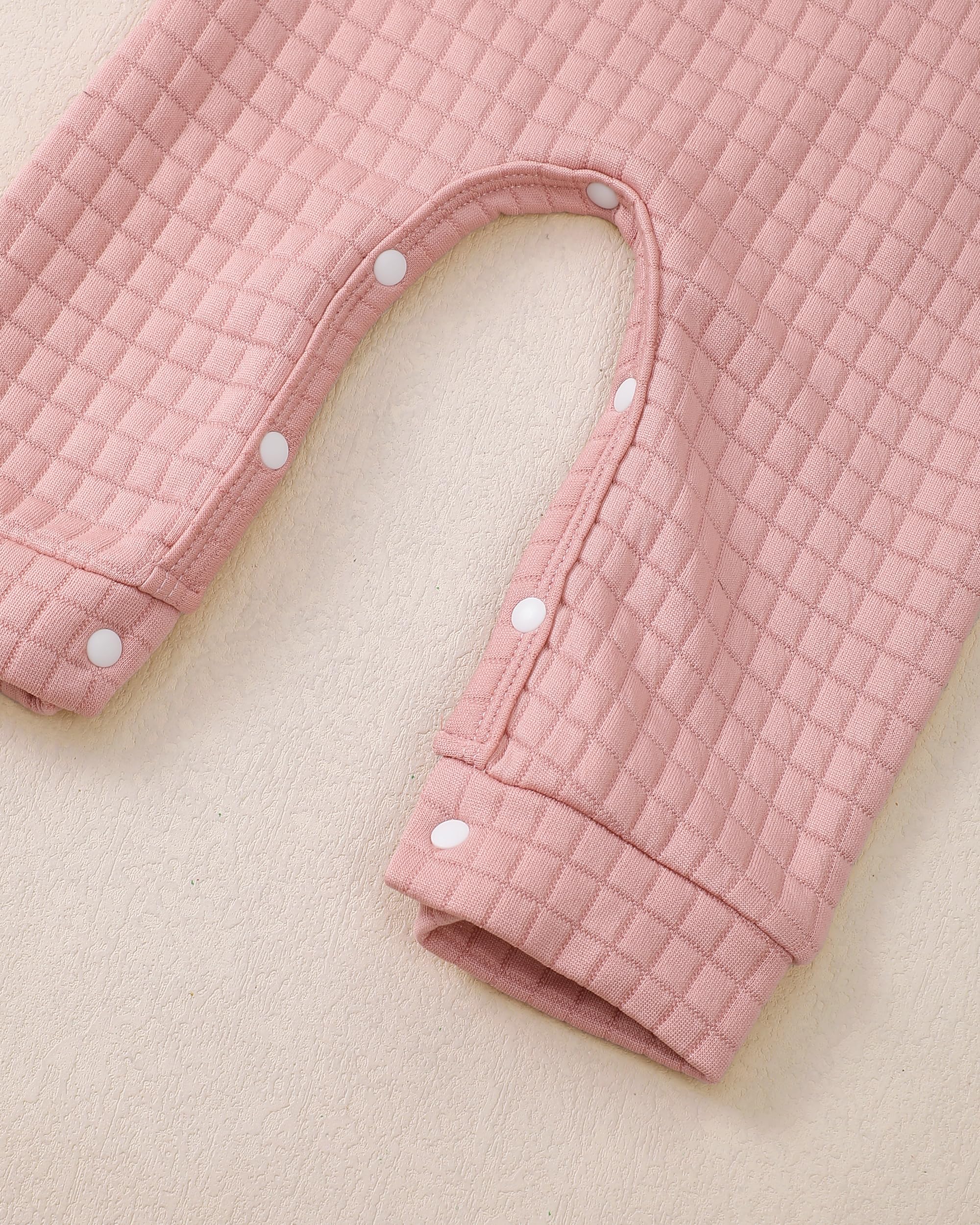 Renotemy Newborn Baby Girl Clothes - Winter & Fall Outfits, Infant Rompers, Solid Jumpsuits, Cute Bodysuits for 0-24 Months | Perfect for Family Photos, Daily Wear & Special Occasions