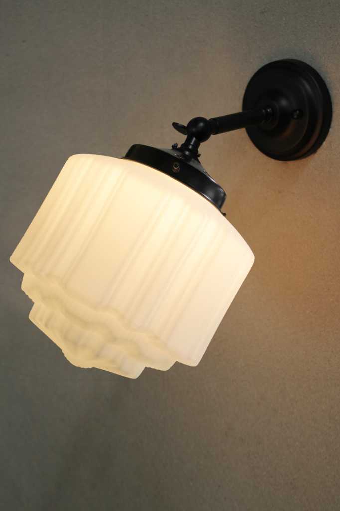 Modern Deco Glass Wall Light - Elegant LED Sconce for Bedroom, Living Room & Hallway Lighting | Dimmable Ambient Light Fixture