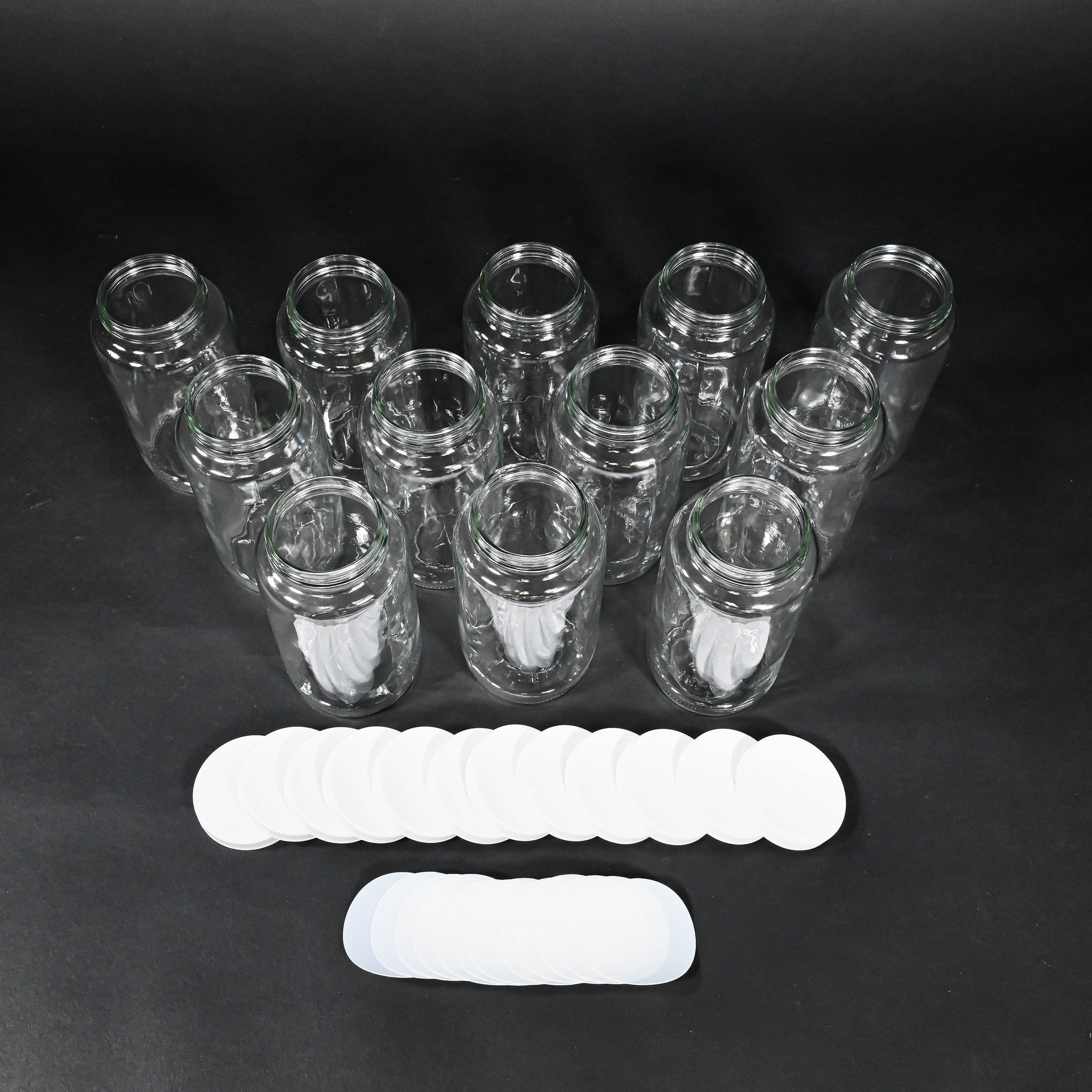 12 Pack 950ml Glass Bottles with Airtight Lids - Perfect for Homemade Juice, Kombucha, Cold Brew & Meal Prep Storage