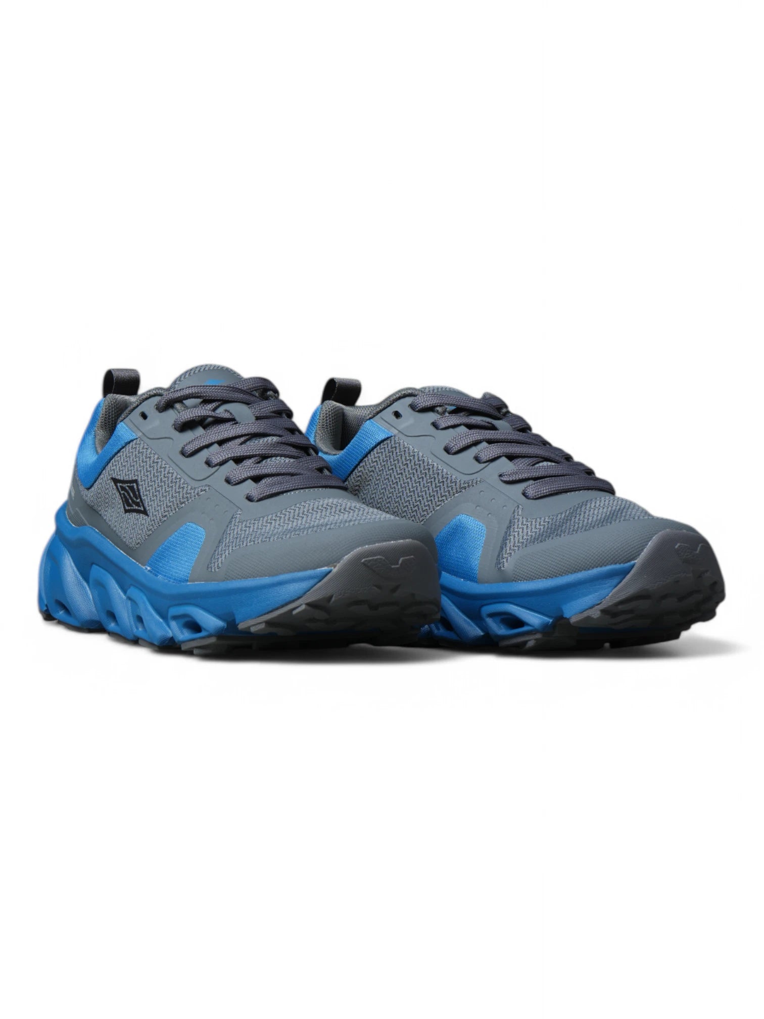 Alpine Skate Kalispell Blue Grey Skate Shoes - Men's High-Top Sneakers for Street Skating & Urban Fashion