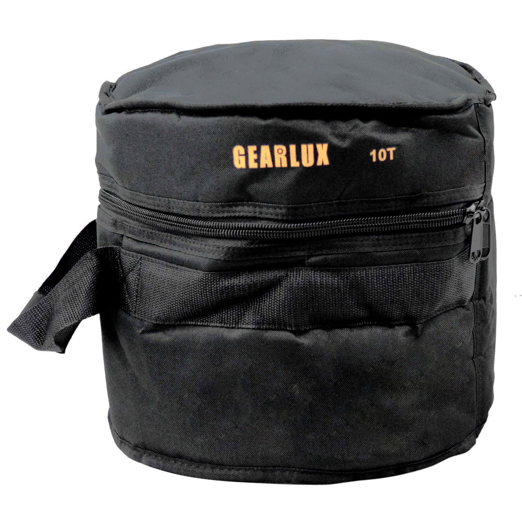 Gearlux 5-Piece Drum Bag Set - Protective Covers for 10