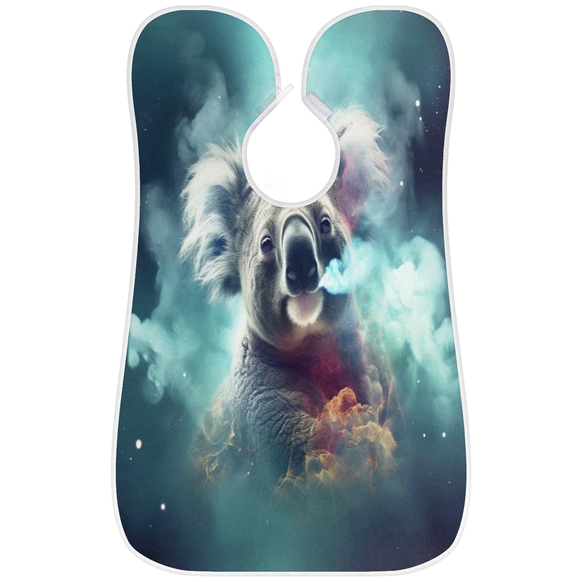 Koala Animal Starry Sky Beard Shaving Bib for Men - Waterproof Hair Dye Apron & Makeup Cape for Barbers, Stylists & DIY Haircuts - Sink Hair Catcher & Beard Trimming Tool - Perfect for Home Grooming & Salon Use