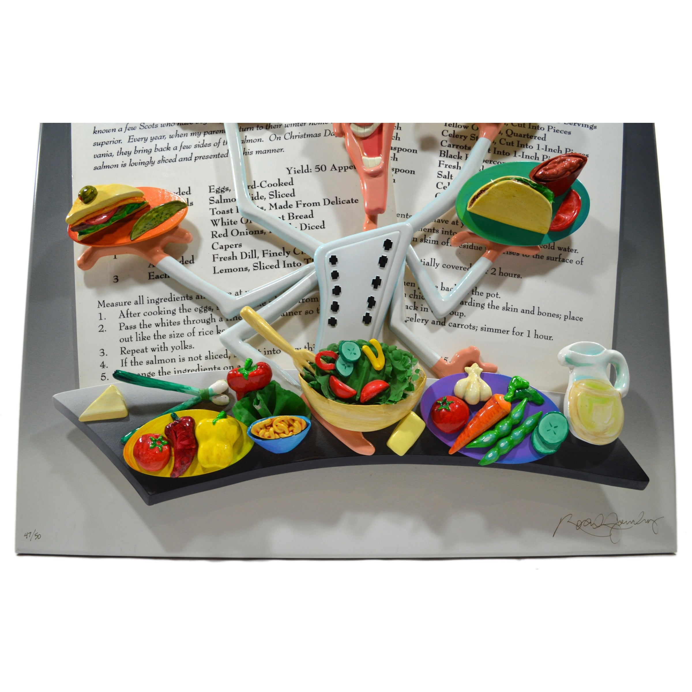Original Signed 3D Wall Sculpture 