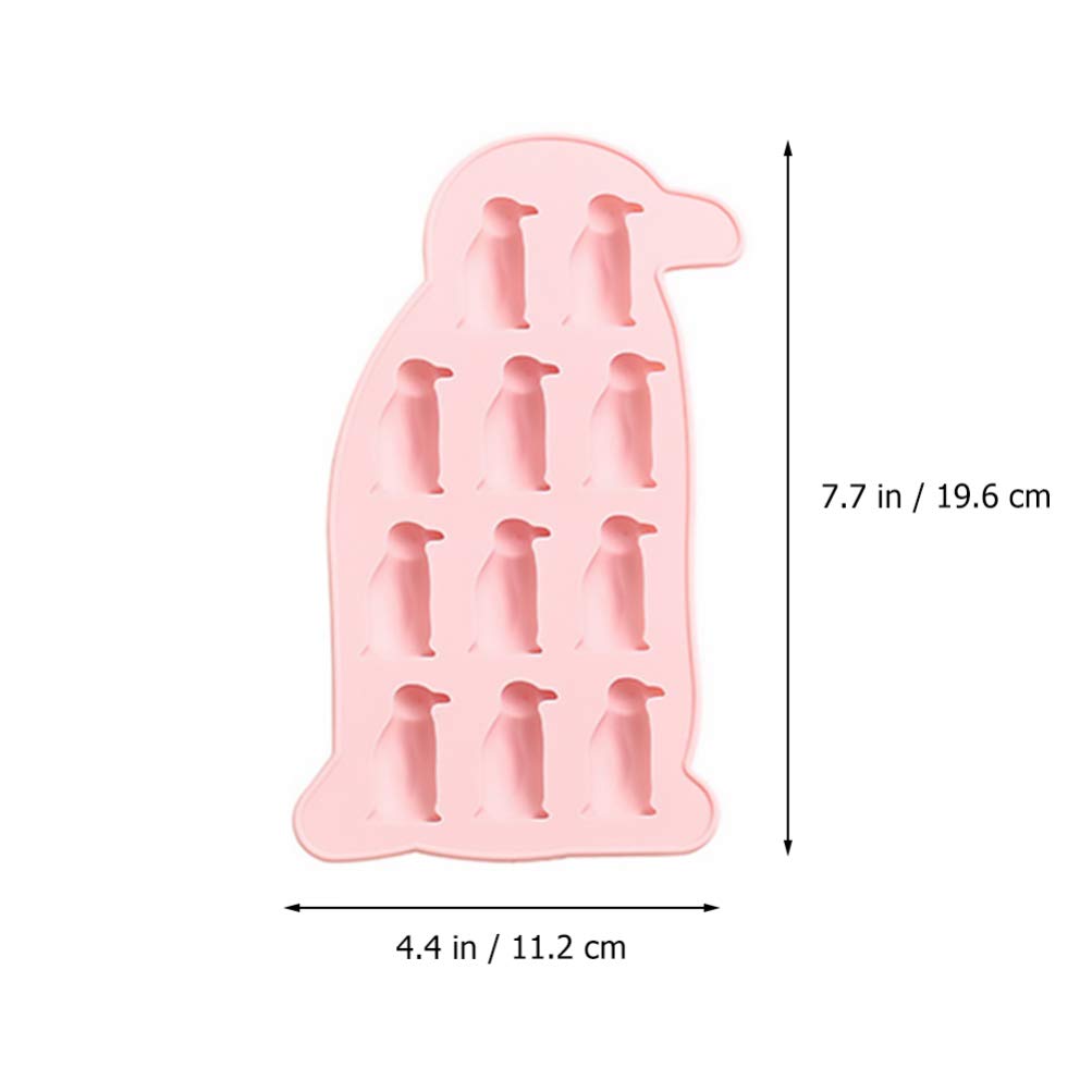 **Hemoton 2-Piece Silicone Penguin Candy & Chocolate Molds - DIY Baking Tools for Ice Cubes, Fondant, Pudding, Cookies & Gummy Treats - Perfect for Parties, Desserts & Holiday Crafts**