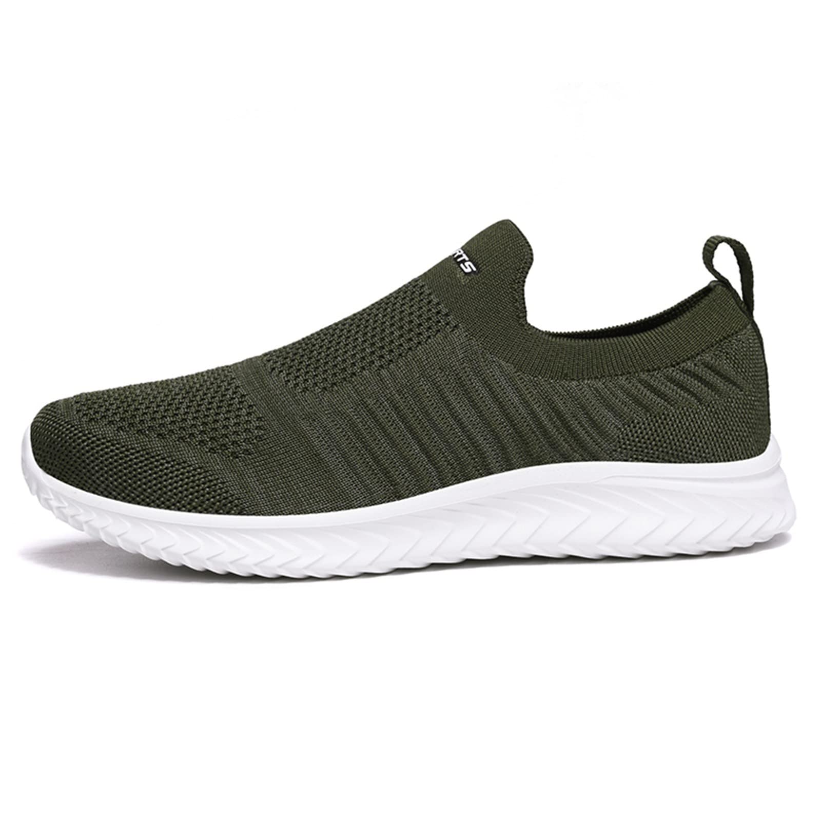 Women's Wide Width Slip-On Sneakers - Hands-Free Running & Walking Shoes for Men & Women - Casual High Top Tennis Shoes & Loafers - Red Dress Sneakers for Work, Gym & Everyday Wear
