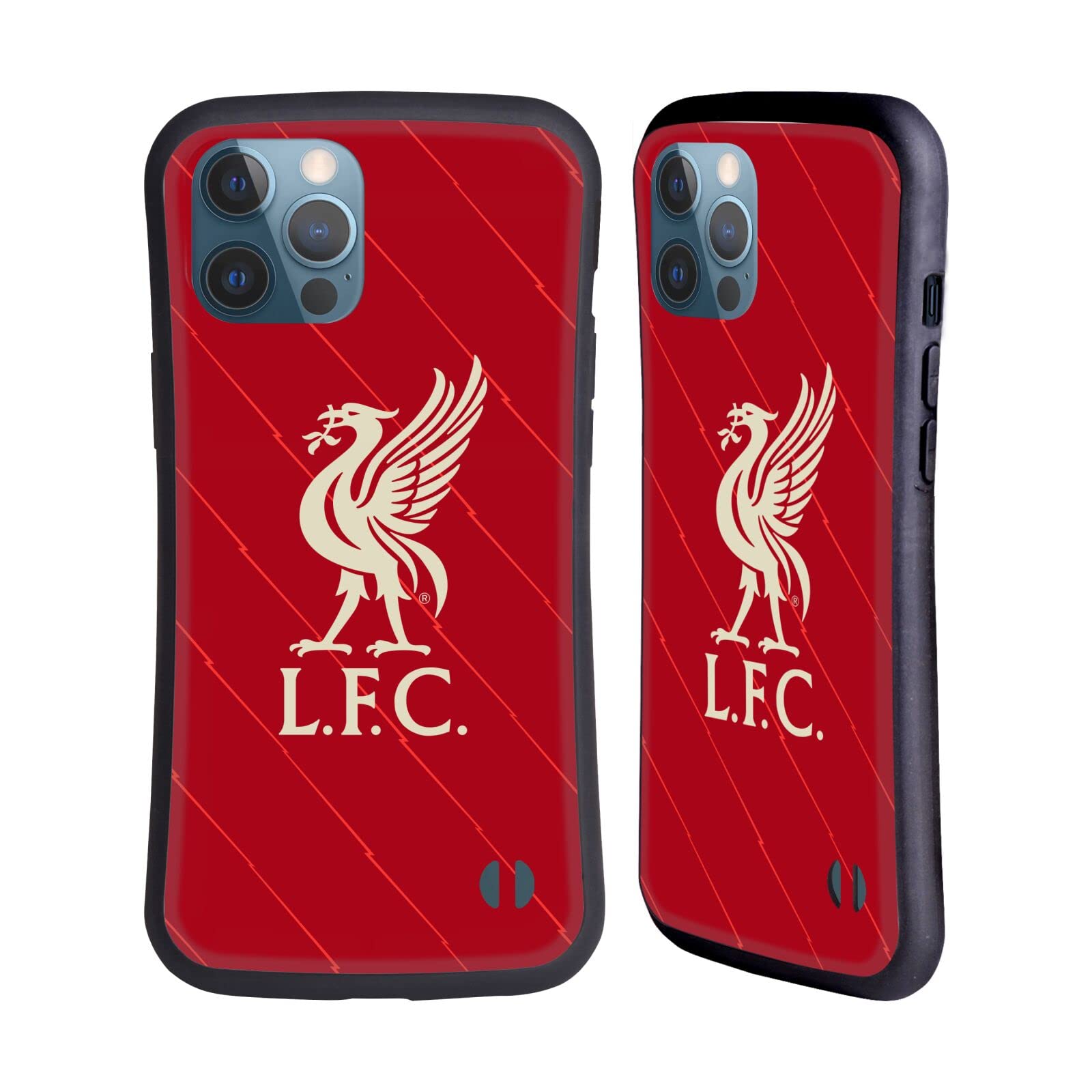Official Liverpool FC 2021/22 Home Hybrid Case for iPhone 12 Pro Max - Premium Licensed Phone Cover for Soccer Fans, Perfect for Match Days & Everyday Protection