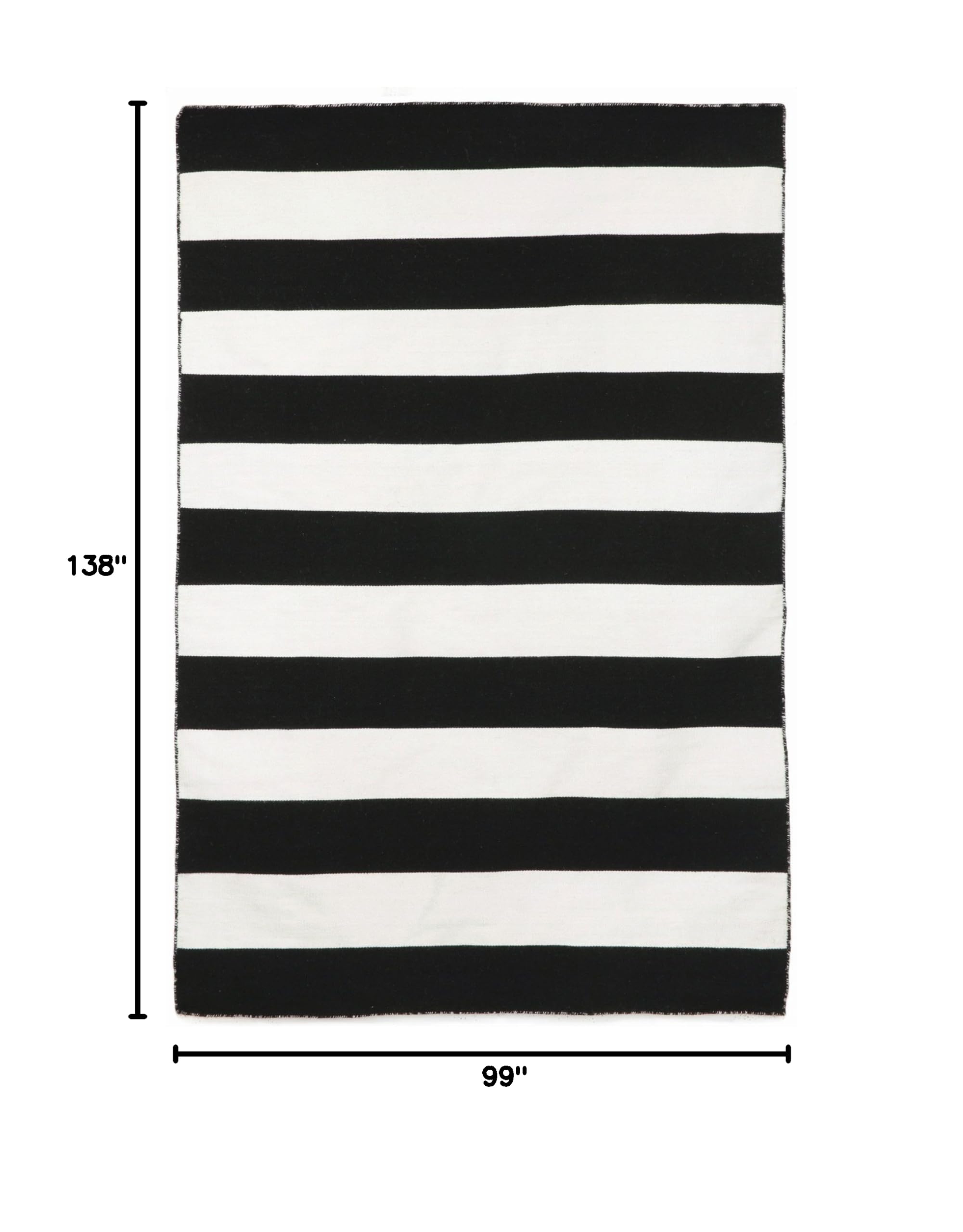 Liora Manne Sorrento Rugby Stripe Reversible Lightweight Area Rug 8'3