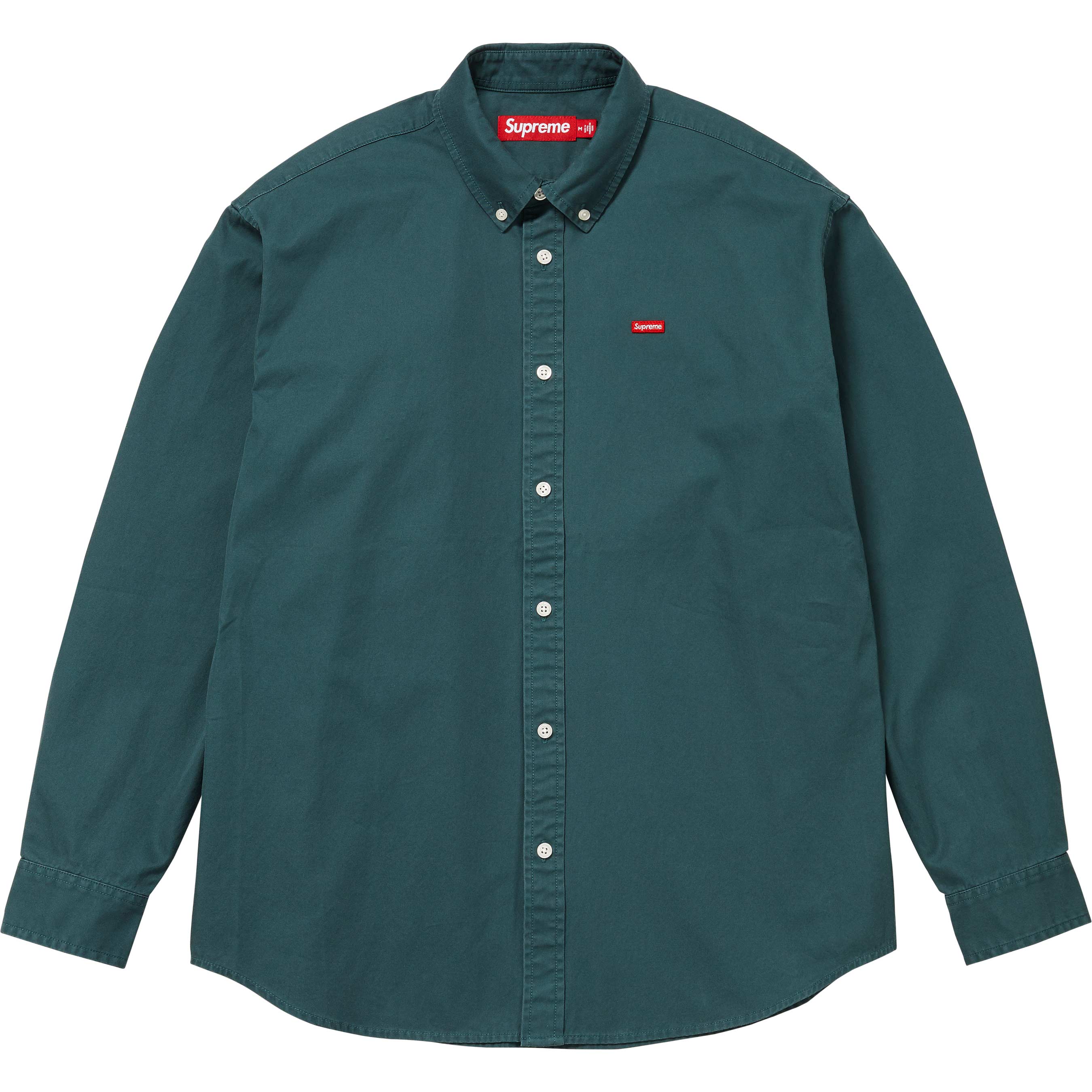 Supreme FW24 Small Box Logo T-Shirt - Dark Green Cotton Streetwear Tee for Men | Casual Wear & Urban Fashion