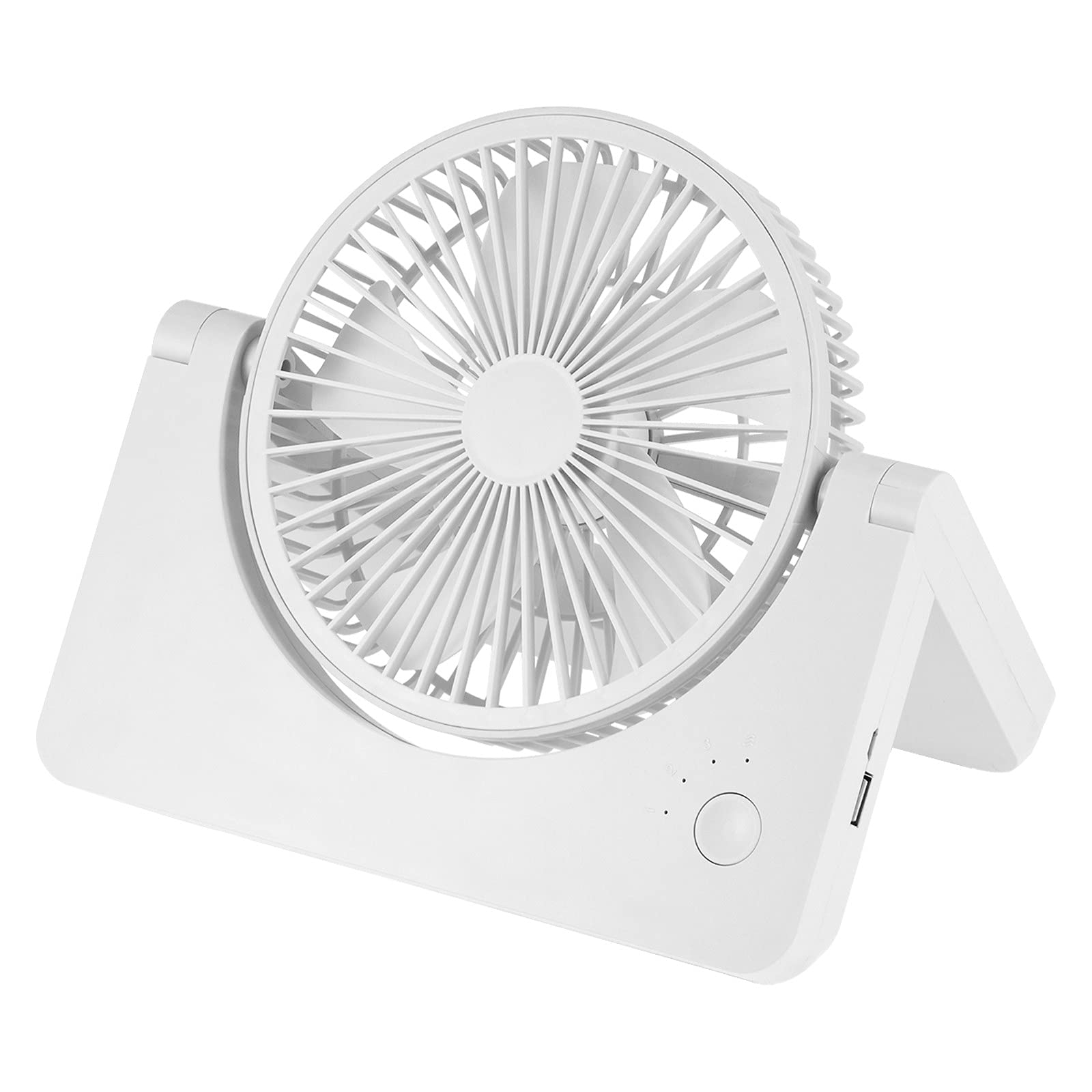 Portable Folding Table Fan - Personal Space Cooler with Quick Cooling | Perfect for Office, Bedroom, Travel & Outdoor Use