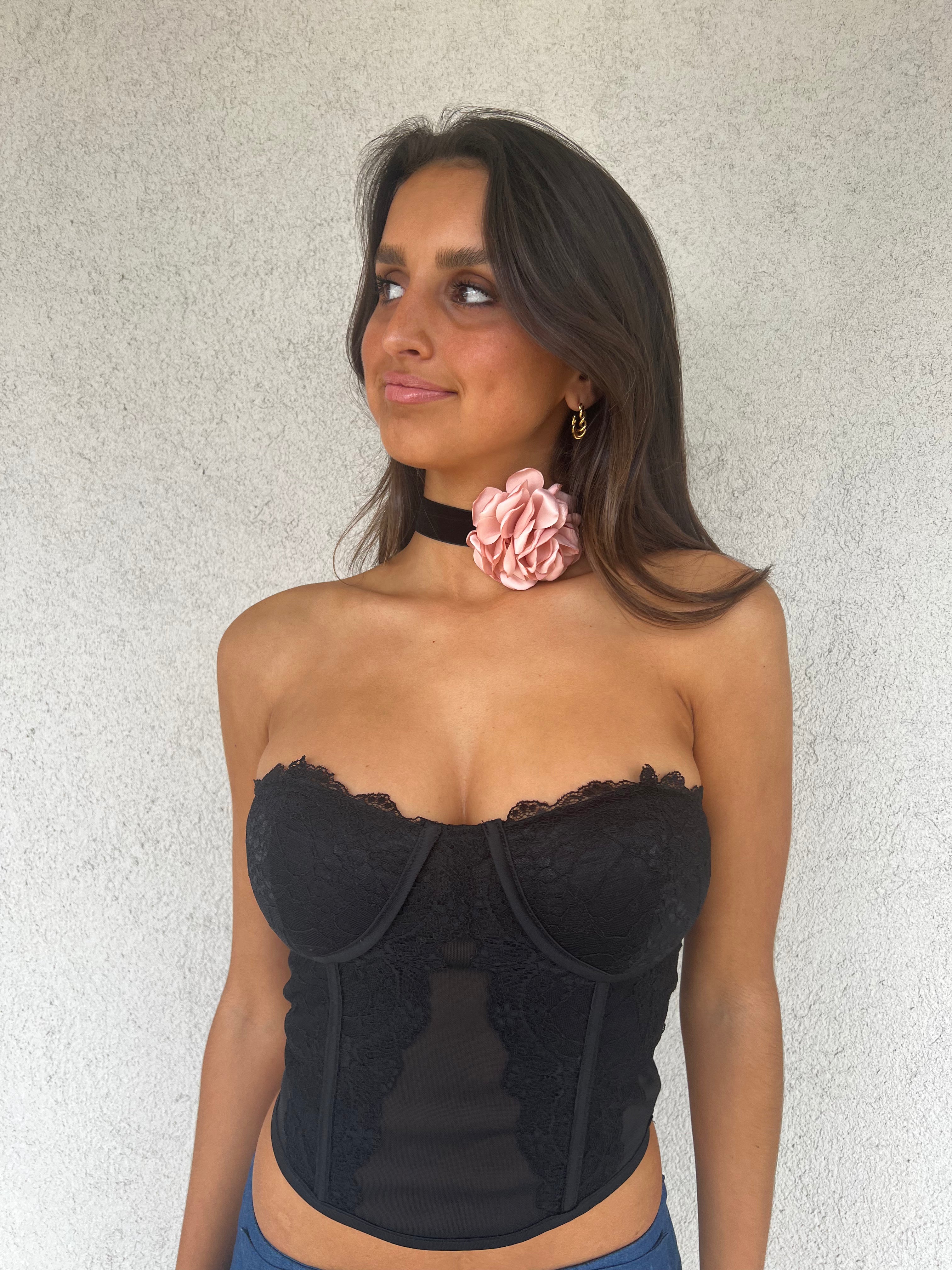 Viva Black Corset for Women - Slimming Waist Trainer & Shapewear - Perfect for Evening Dresses, Weddings & Special Occasions