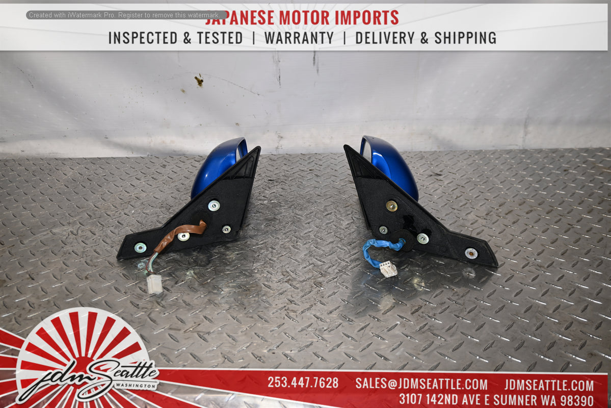 JDM Subaru Impreza WRX GDA GDB GGA V7 Power Folding Side Mirrors - Auto Parts for 2001-2007 Models - Perfect for Street Racing & Car Upgrades