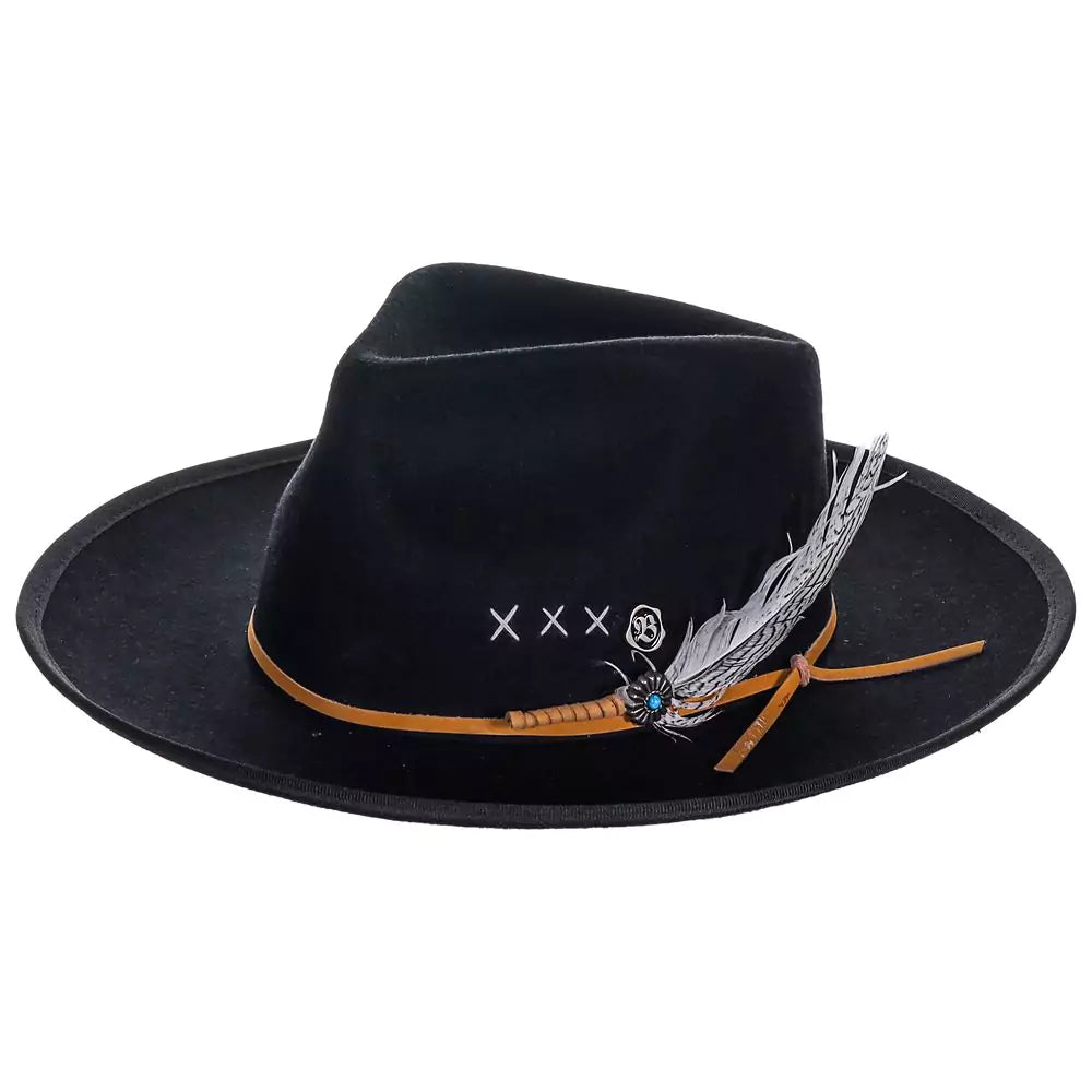 Biltmore Sterling Wool Felt Fedora Hat for Men - Classic Vintage Style Dress Hat for Outdoor, Travel & Formal Occasions