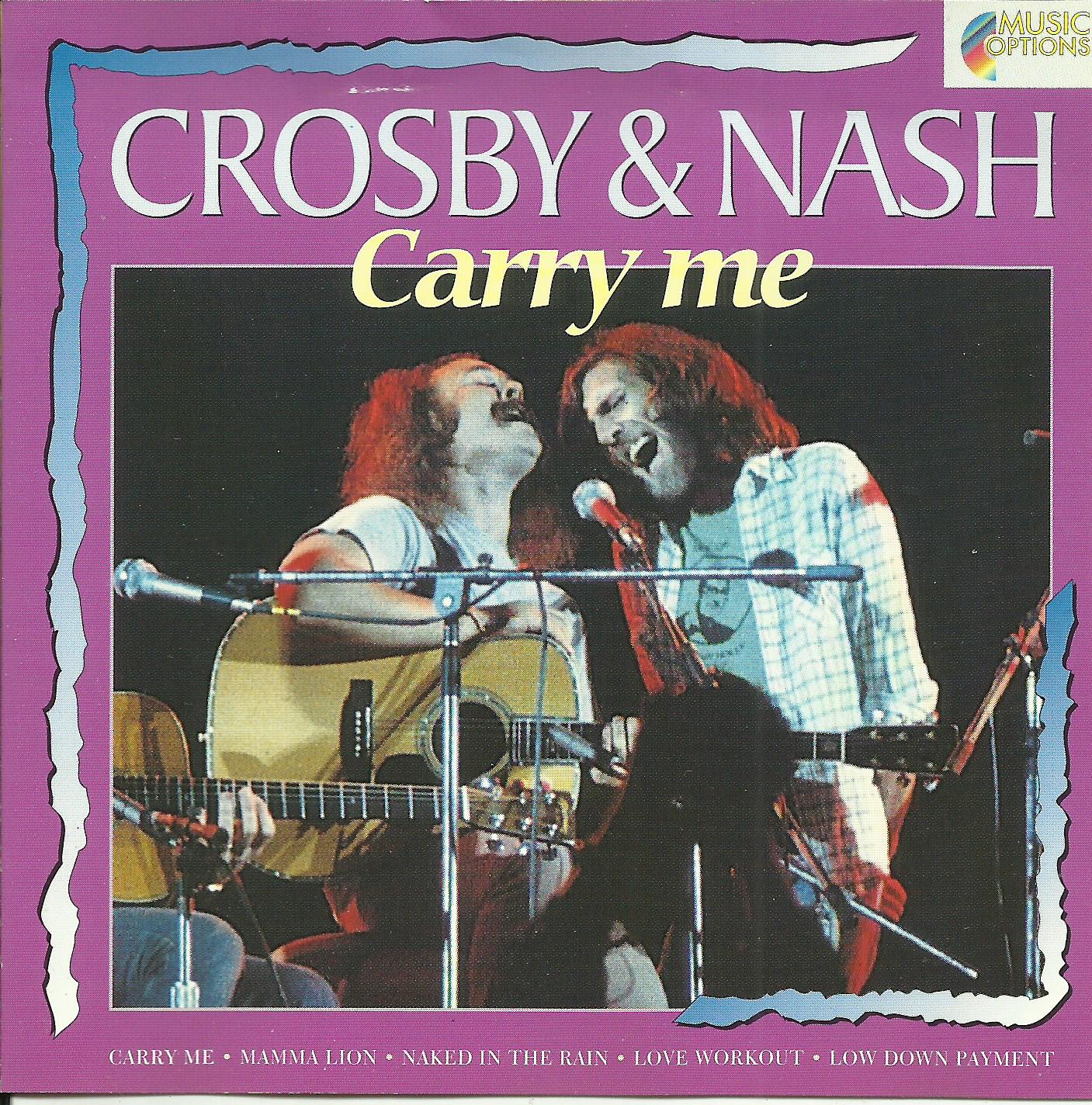 David Crosby & Graham Nash - Carry Me CD | Folk Rock Music Album | Perfect for Road Trips & Relaxing Evenings