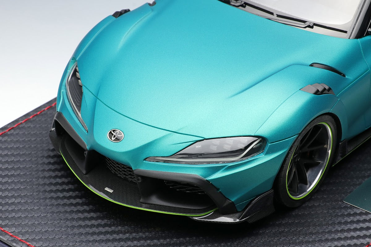 2020 Toyota GR Supra TOM'S Edition 1:18 Scale Diecast Model Car - Collectible Sports Car Replica for Display & Racing Enthusiasts - Perfect for Home Office Decor, Car Showcase, and Gift for Auto Lovers