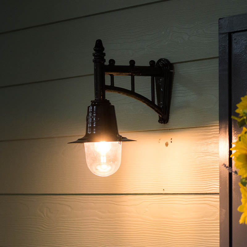 Avonshire 1Lt Outdoor Wall Light in Copper - Weatherproof Exterior Sconce for Porch, Patio, and Garden Lighting