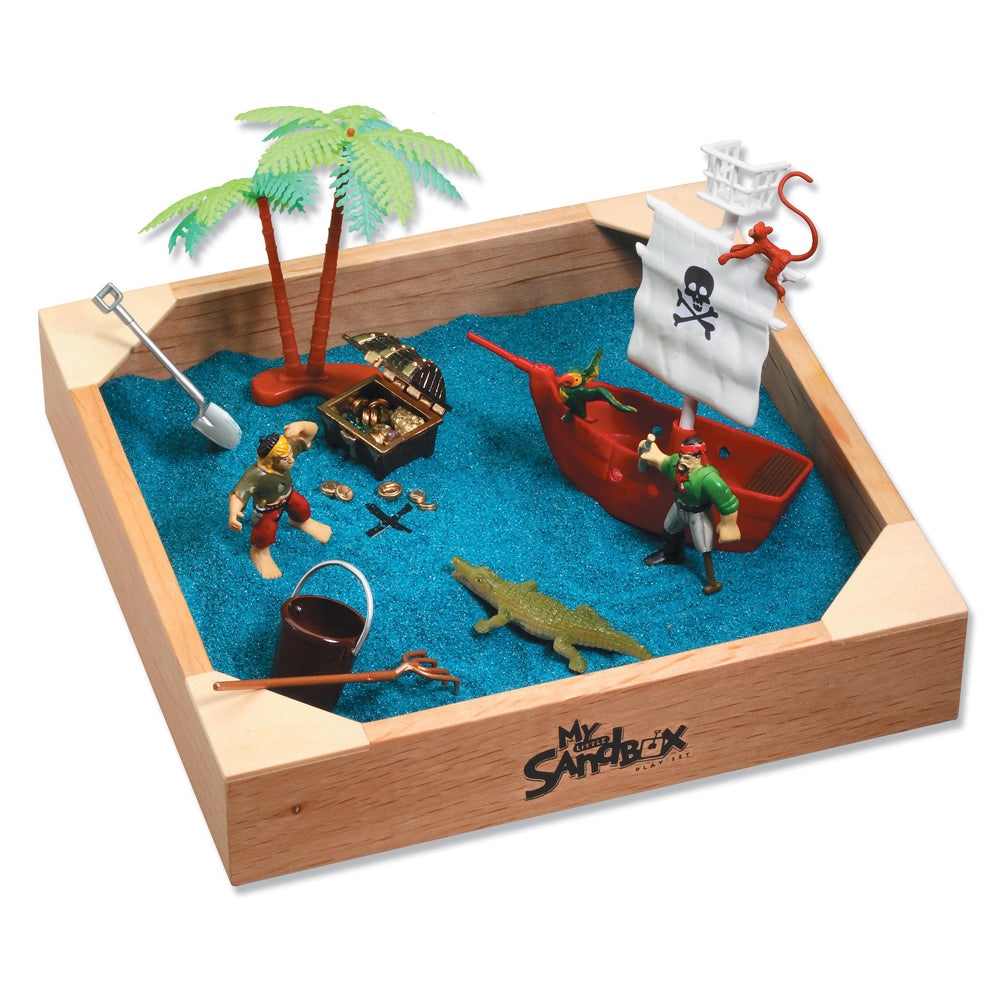 Be Good Company My Little Sandbox Pirates Ahoy! Adventure Set - Kids Pretend Play Sand Toy for Beach & Backyard Fun