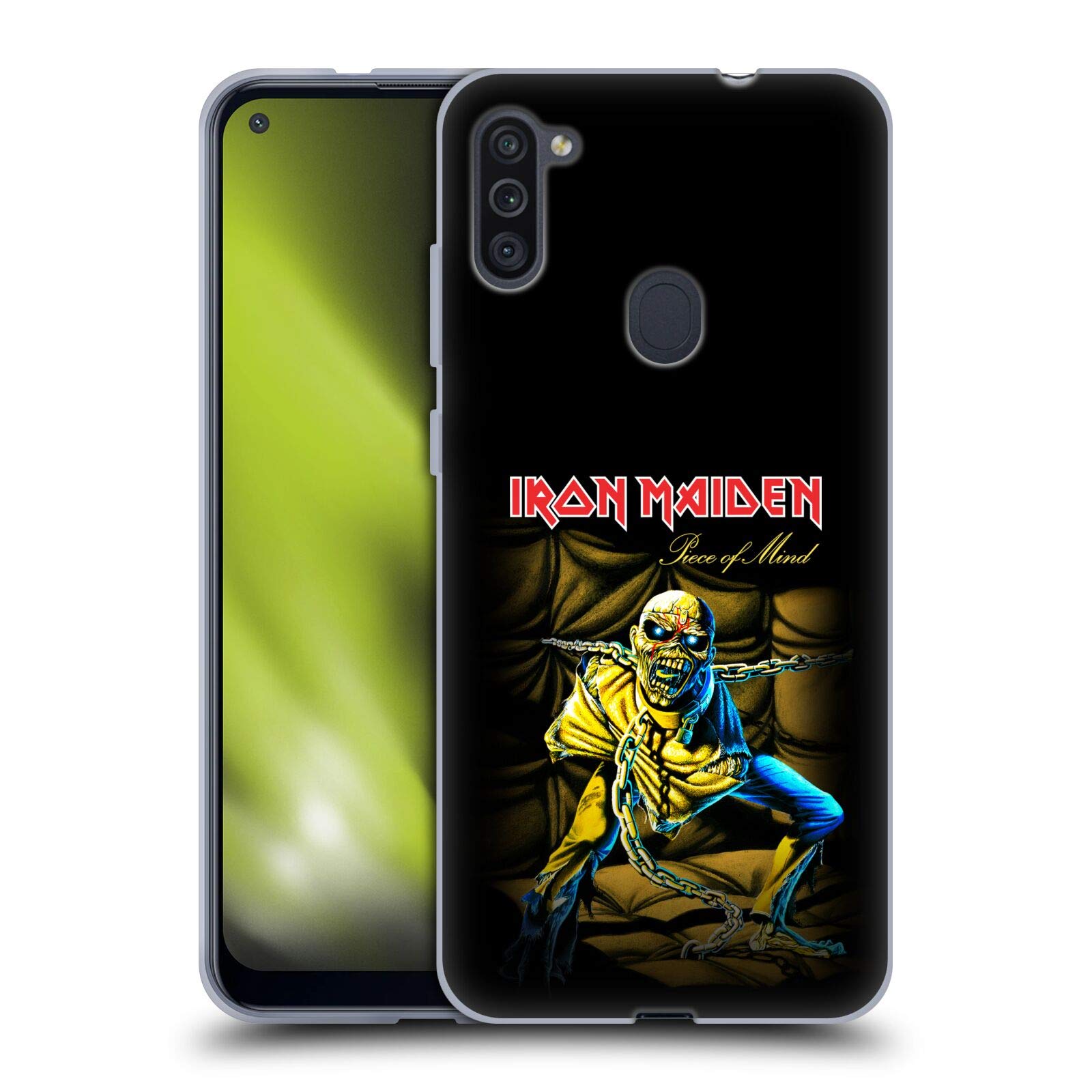 Head Case Designs Officially Licensed Iron Maiden Piece of Mind Album Cover Soft Gel Case for Samsung Galaxy M11 (2020) - Perfect for Music Fans & Concert Goers