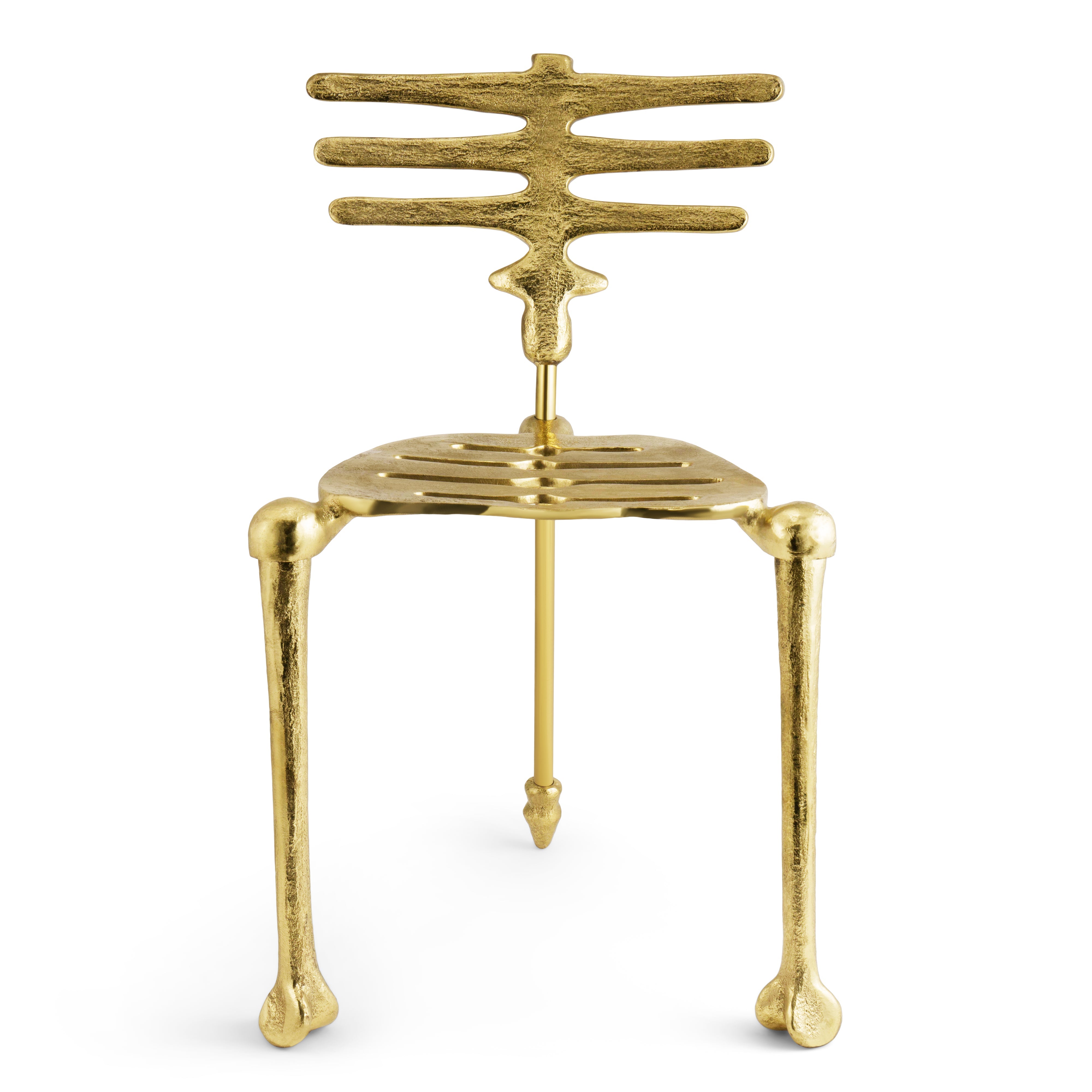 Modern Skeleton Chair - Industrial Style Metal Frame Accent Chair for Living Room, Bedroom, or Office - Perfect for Home Decor, Lounge Seating & Contemporary Interior Design
