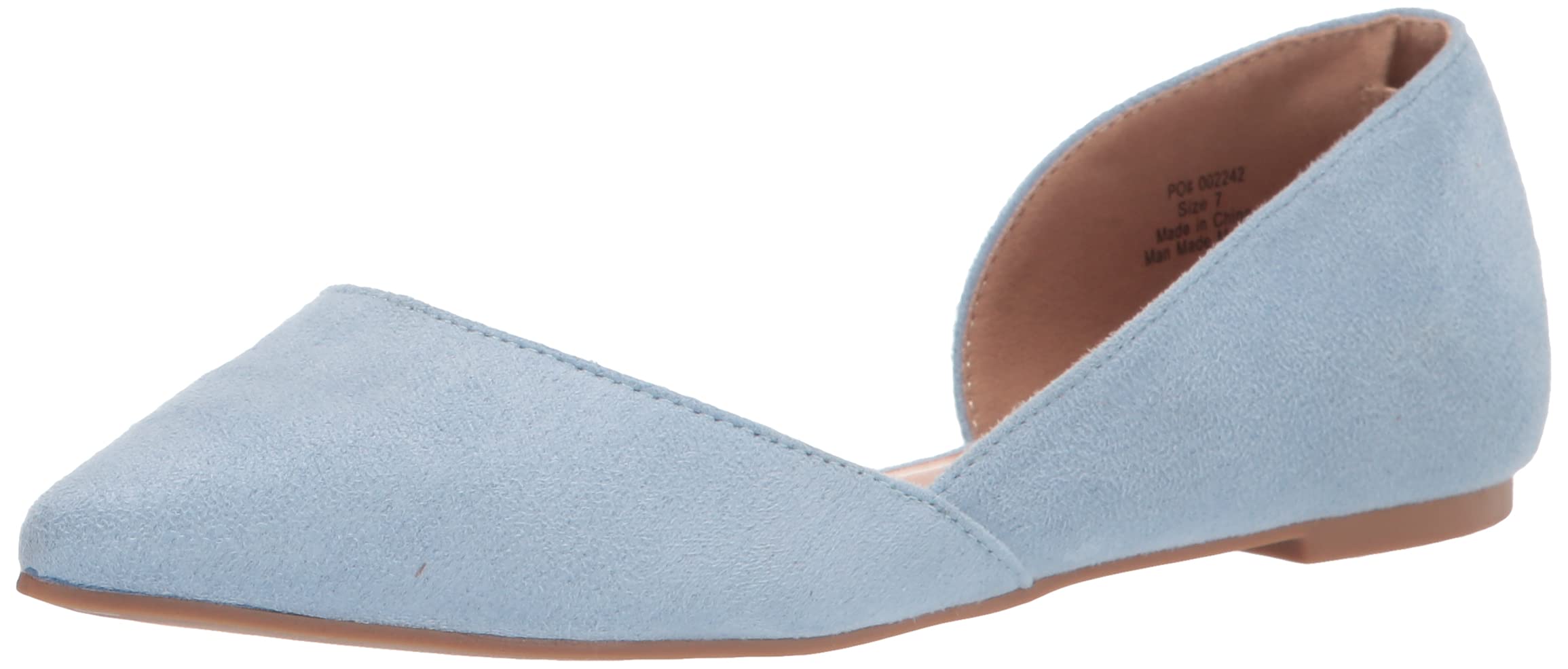 Journee Collection Women's Flats - Comfortable Casual Ballet Shoes for Work & Everyday Wear | Slip-On Lightweight Walking Shoes for Women