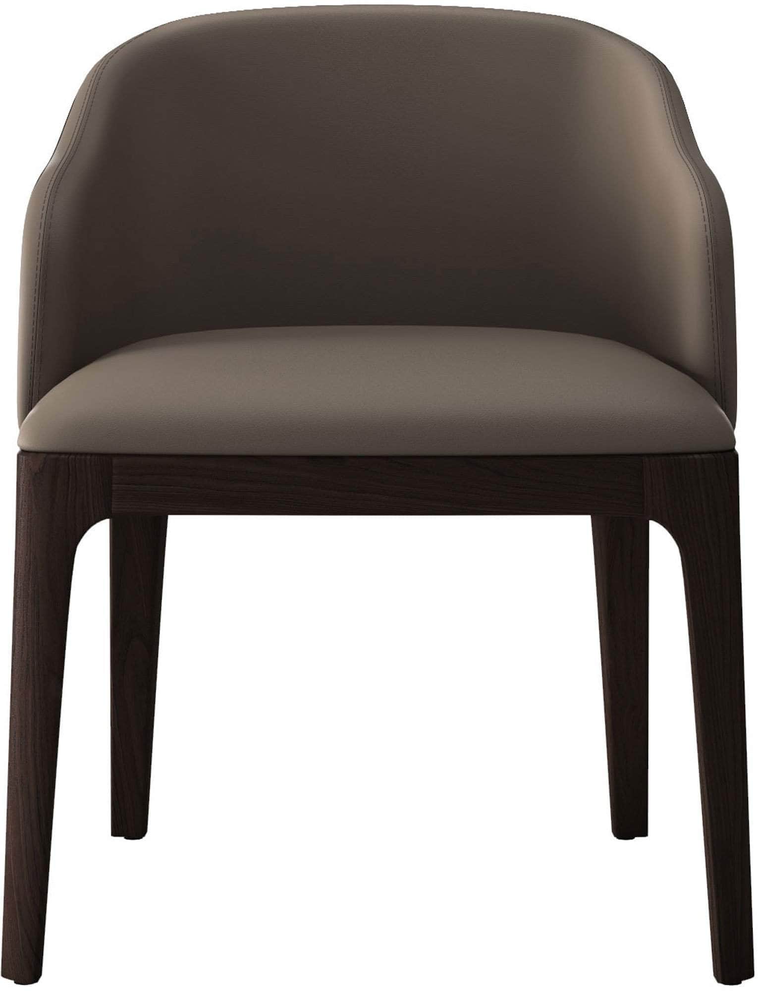 Wooster Eco Pelle Leather Dining Arm Chair - 2 Color Options | Modern & Durable for Home, Office, Restaurant