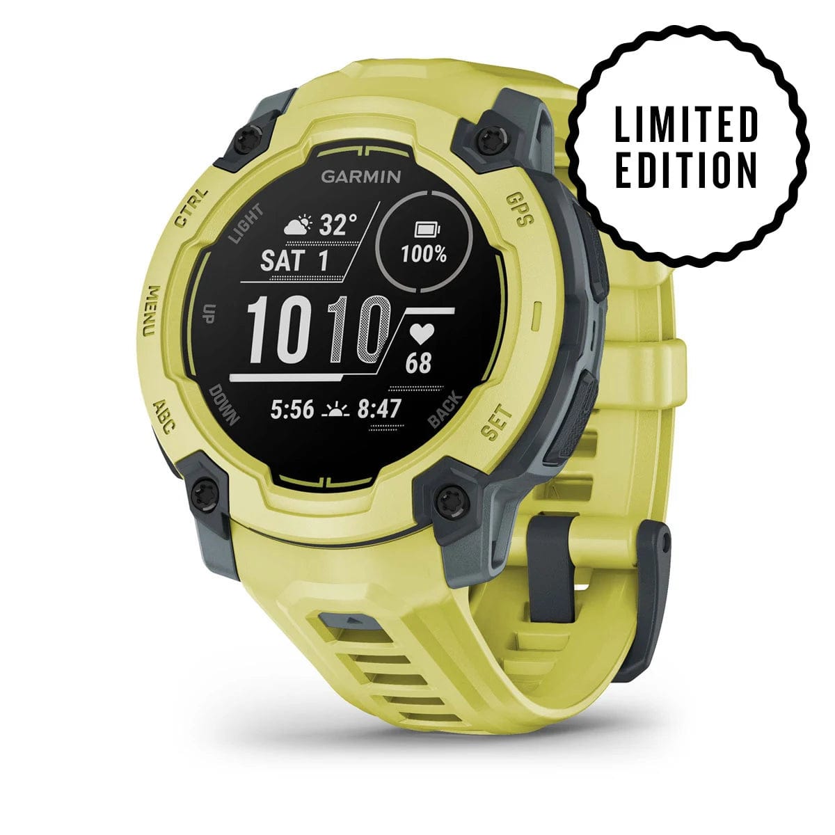 Garmin Instinct® Solar - Rugged GPS Smartwatch with Solar Charging, Heart Rate Monitor & Fitness Tracking - Perfect for Hiking, Running & Outdoor Adventures