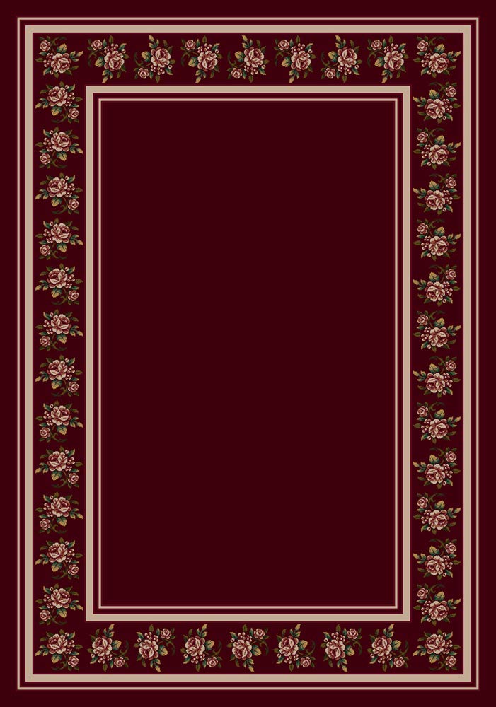 Rosalie Cranberry Rug - 2'4