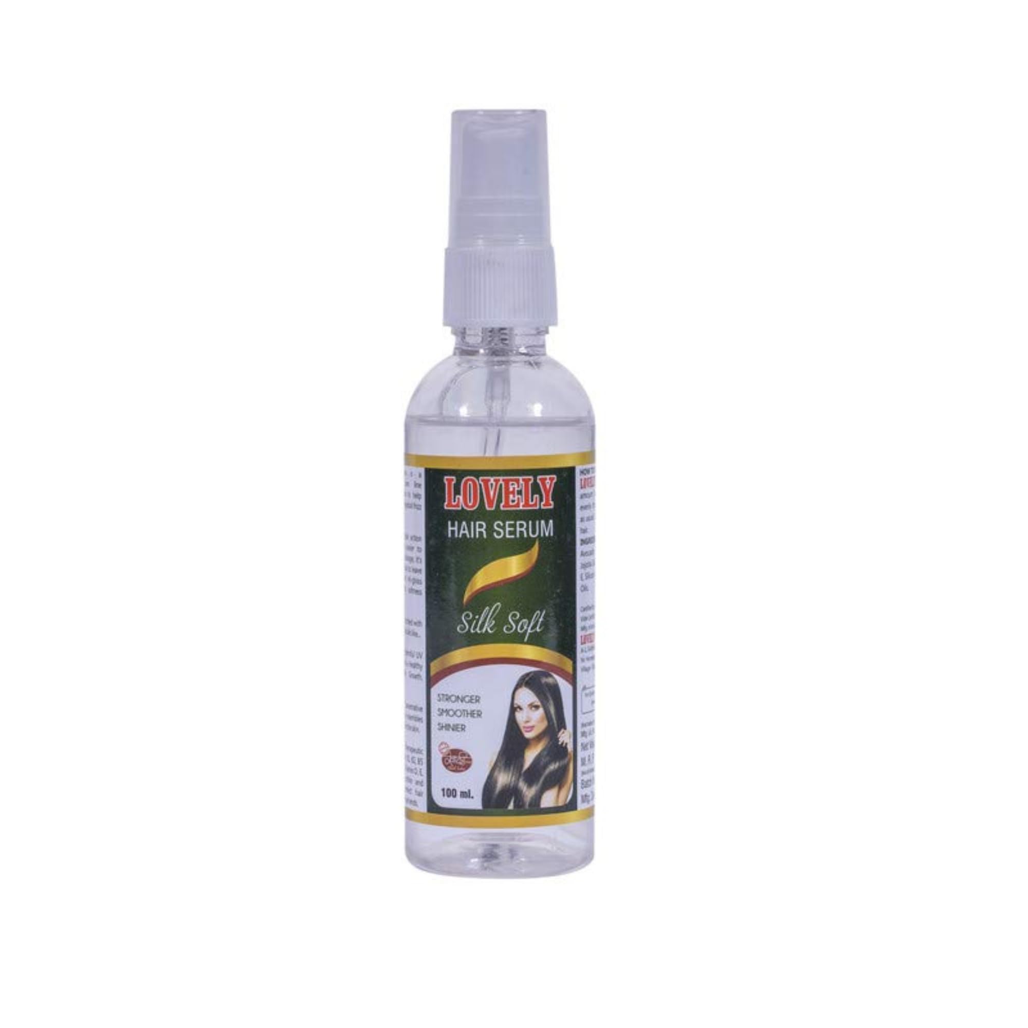 LOVELY Hair Serum for Silk, Soft, Strong & Shiny Hair | 100ml All Hair Types Formula | Perfect for Daily Use, Styling & Damaged Hair Repair