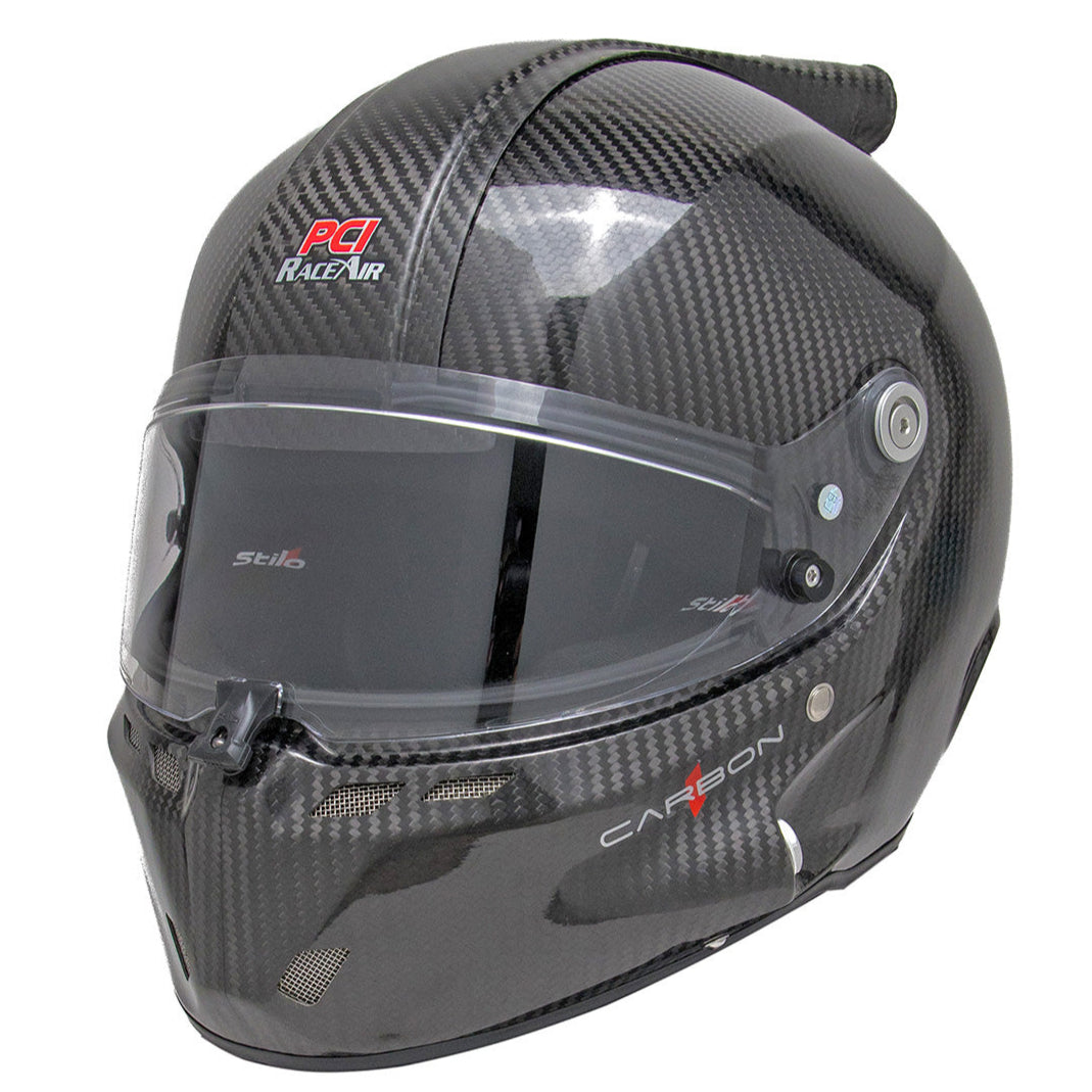 Stilo ST6 GT SA2020 Racing Helmet with Carbon Fiber RaceAir Fitting & Earcup Wiring - Professional Motorsport, Karting, and Track Day Use